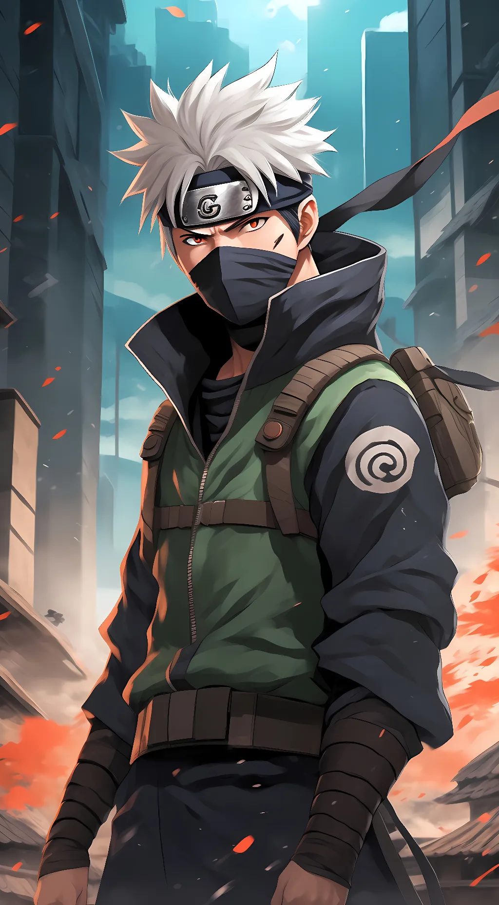 ai character: Kakashi hatake background