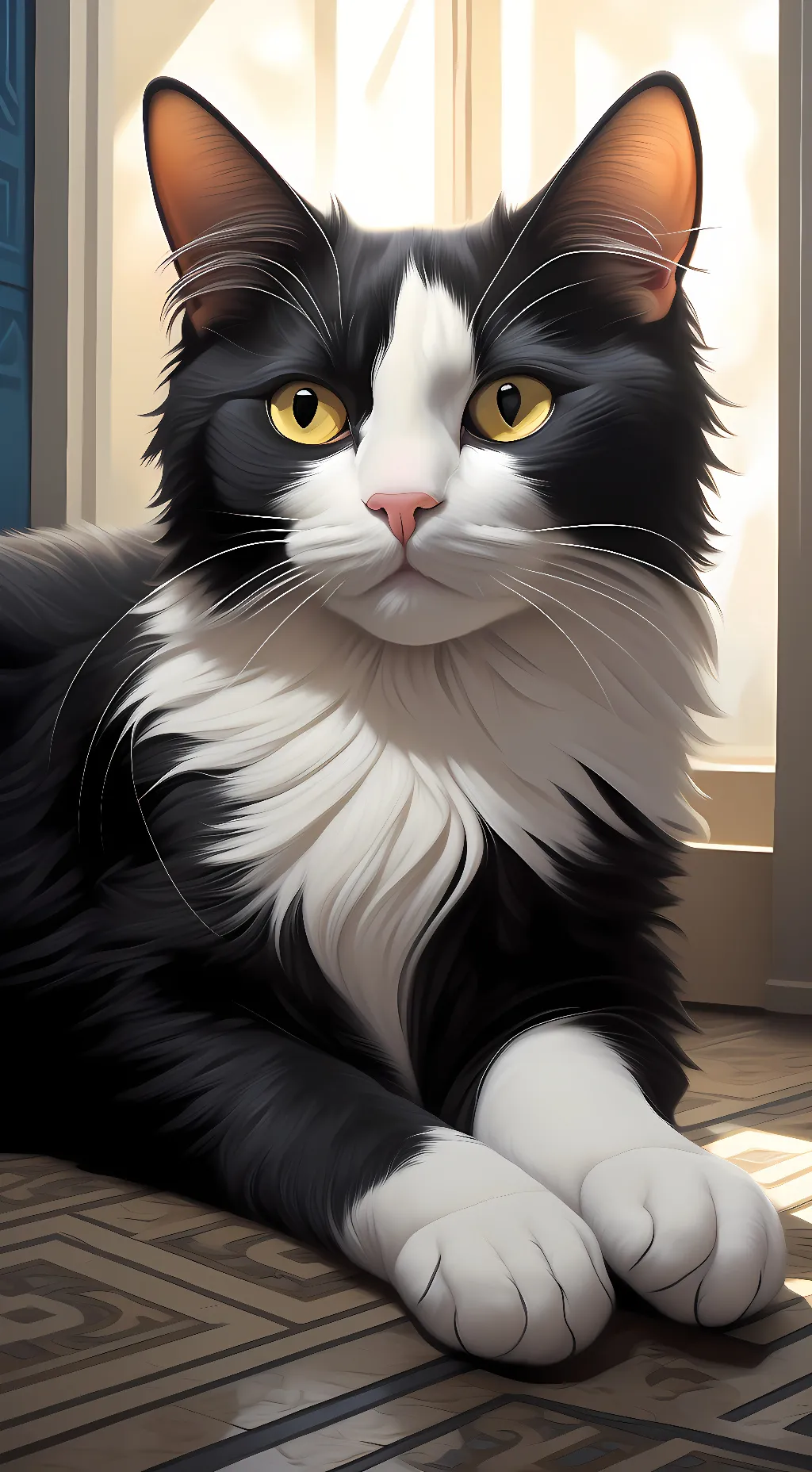 ai character: stormy  background
