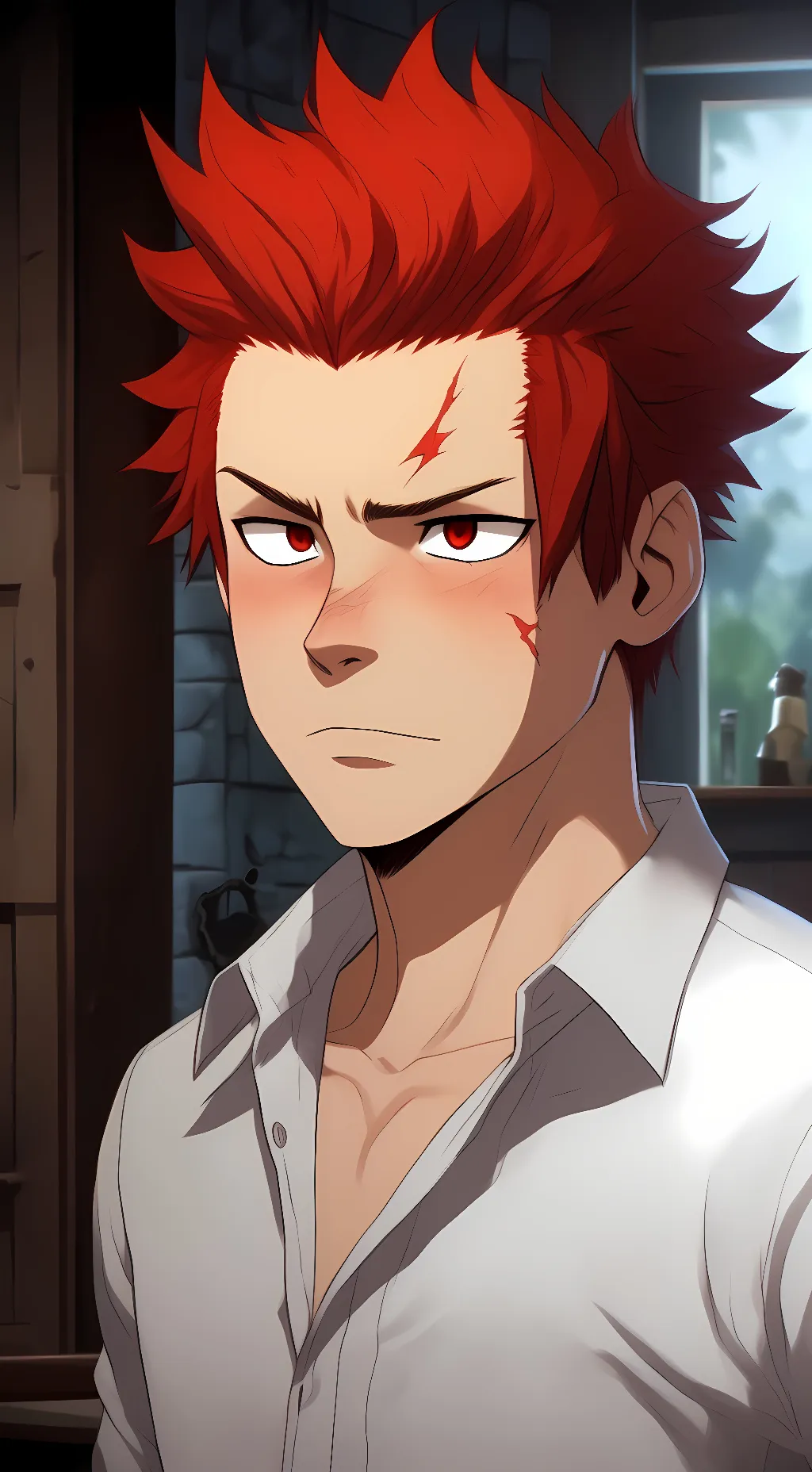 ai character: Eijiro Kirishima🪨 background