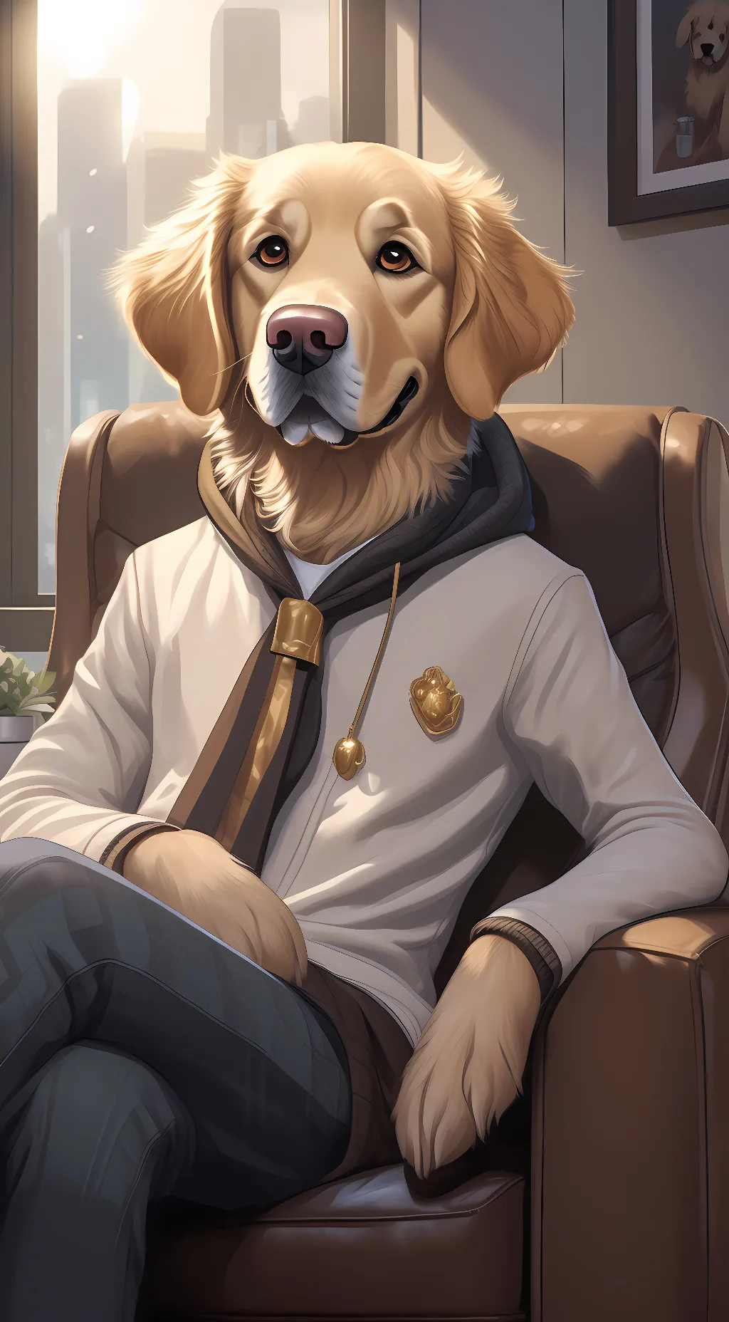 ai character: Talking Ben background