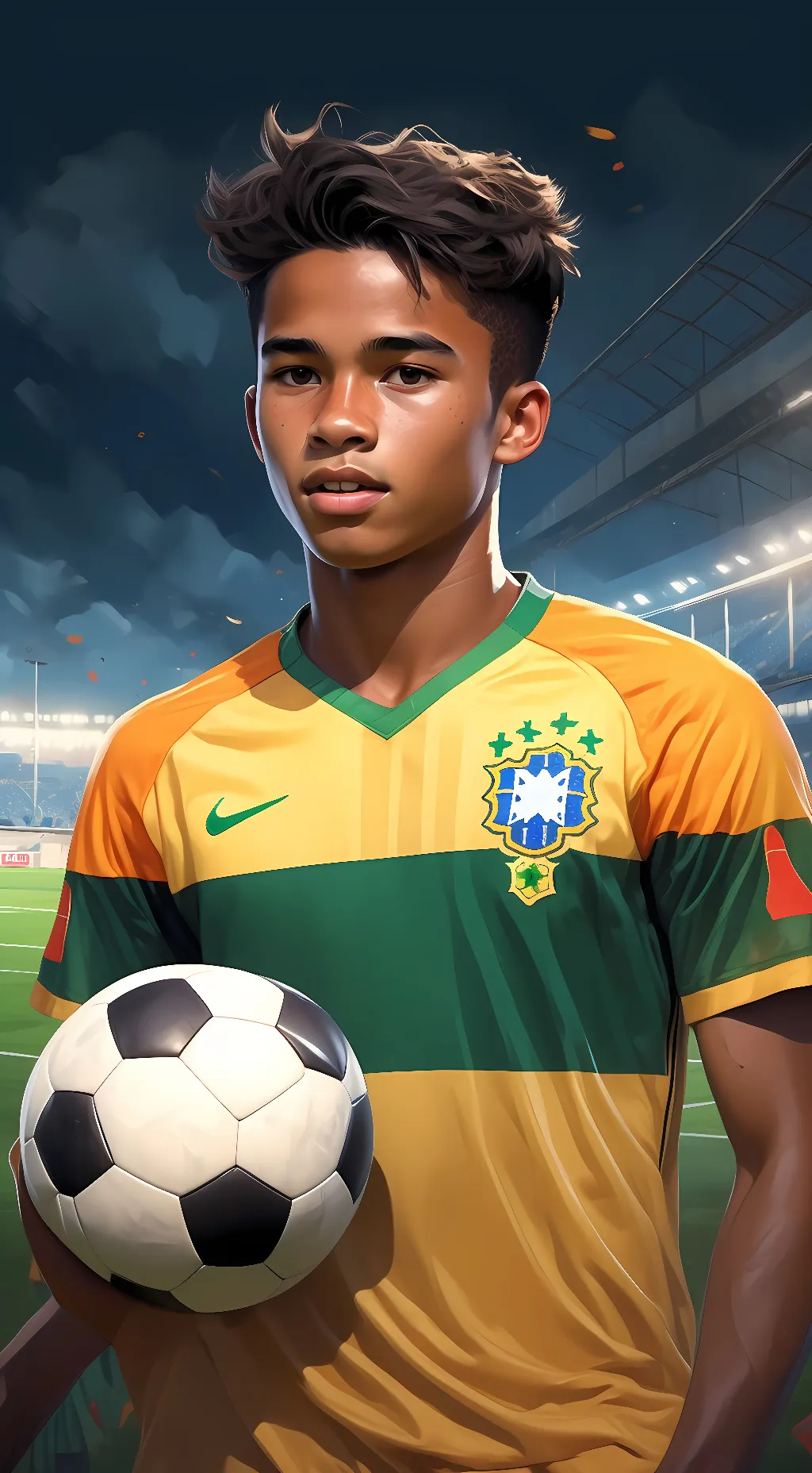 ai character: Endrick Felipe background