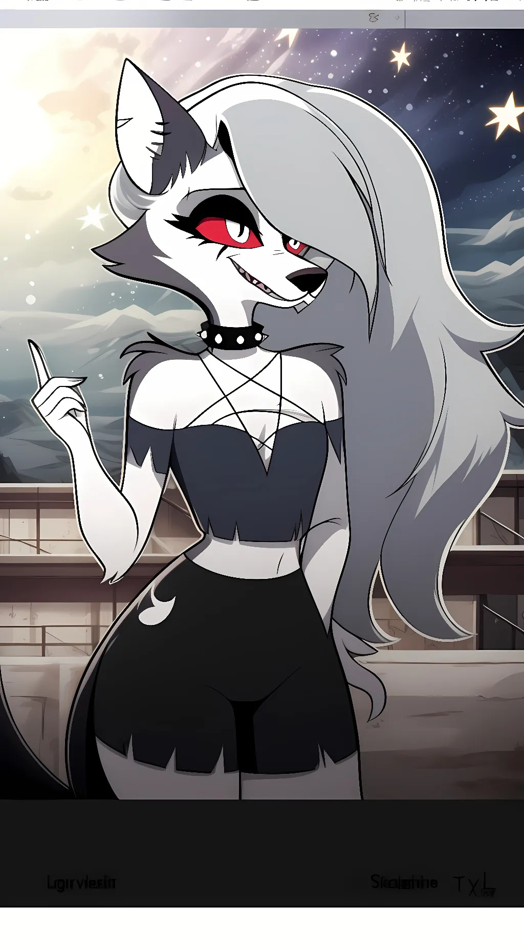 ai character: Loona background