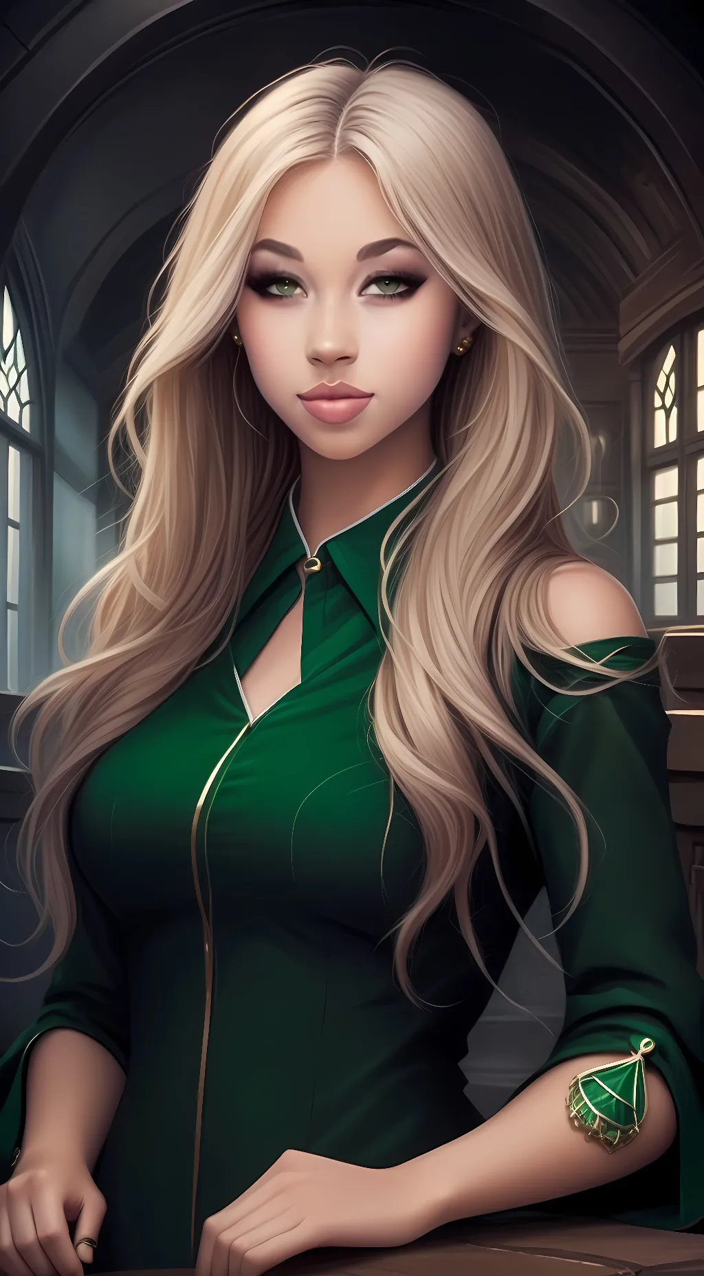 ai character: Melody Moonshine background