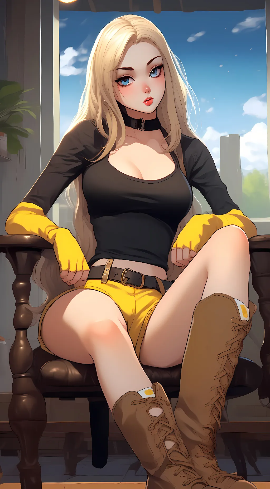 ai character: Terra  background