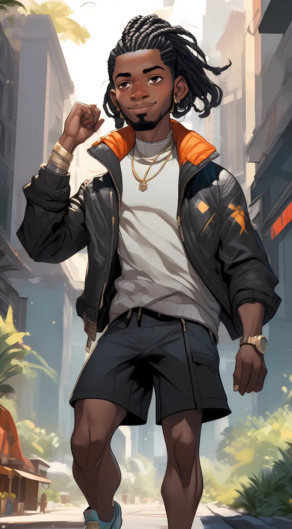 ai character: quandale Dingle background
