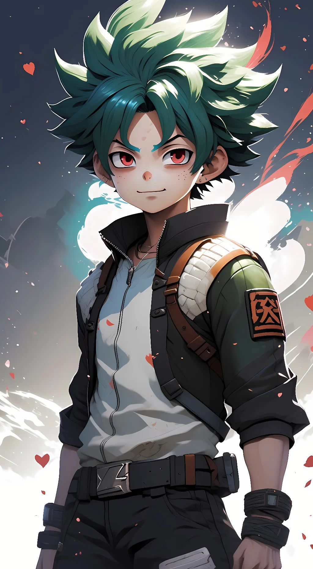 ai character: Bully deku background