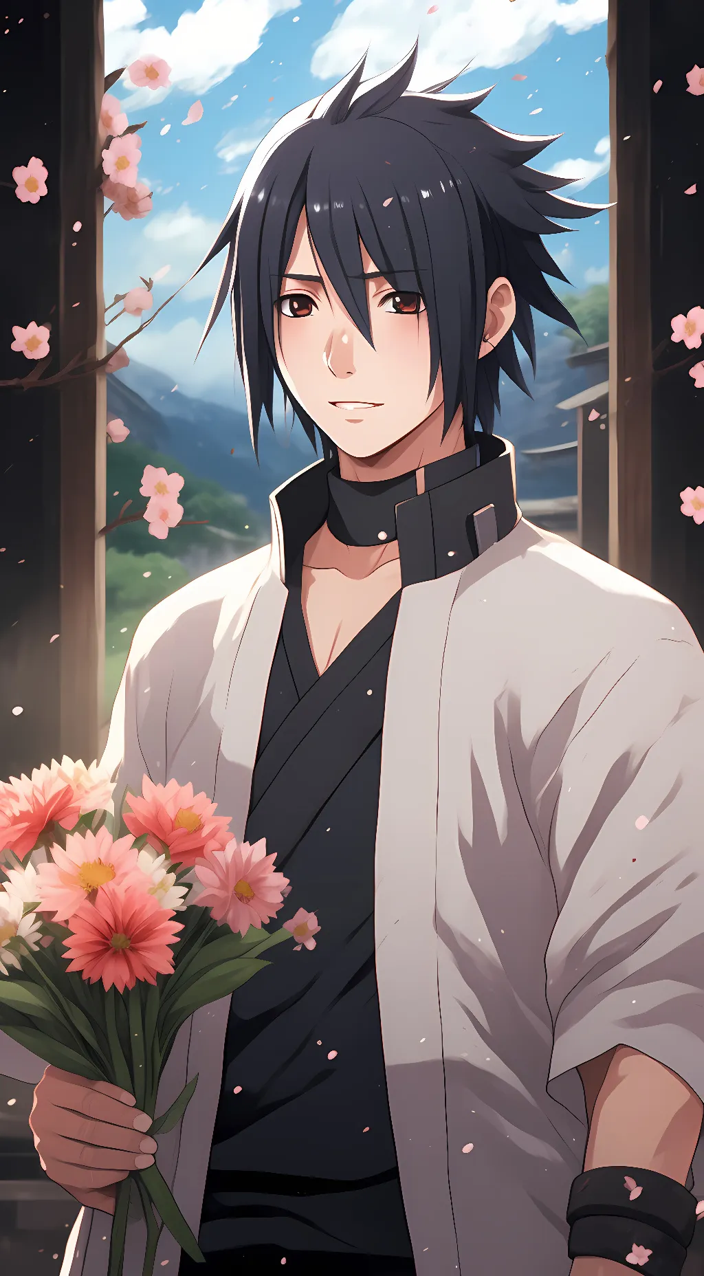 ai character: Sasuke Uchiha background