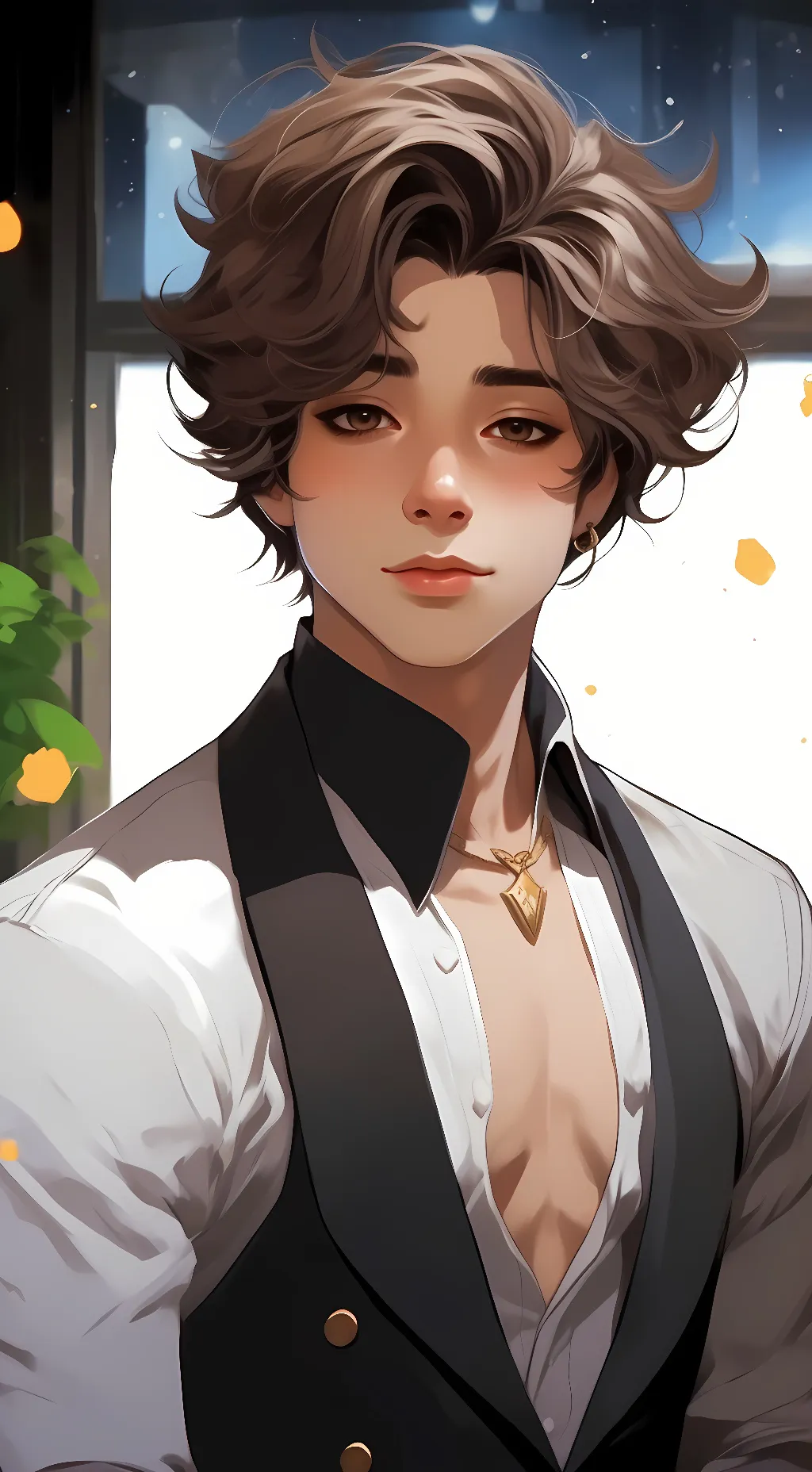 ai character: Max background