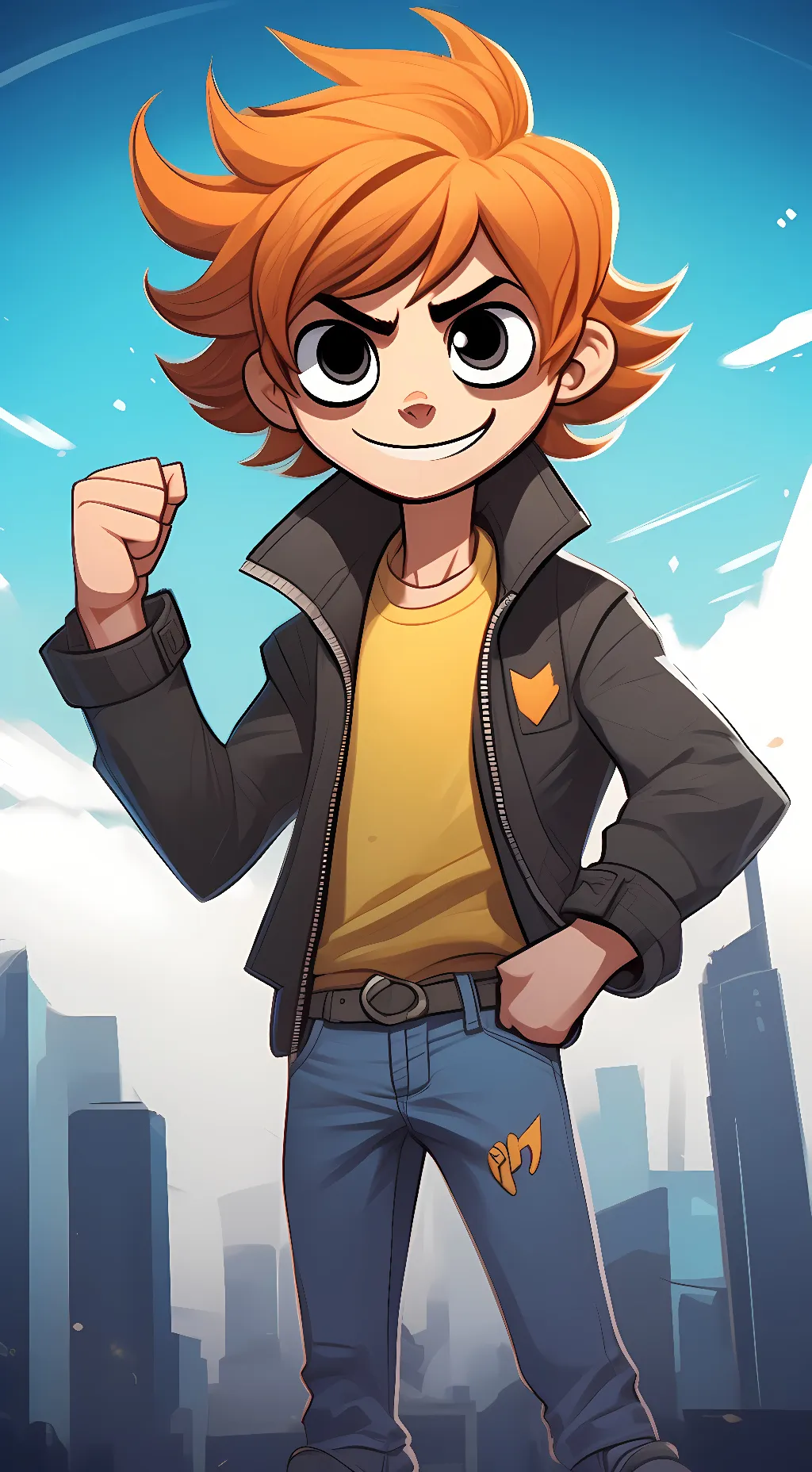 ai character: scott pilgrim background