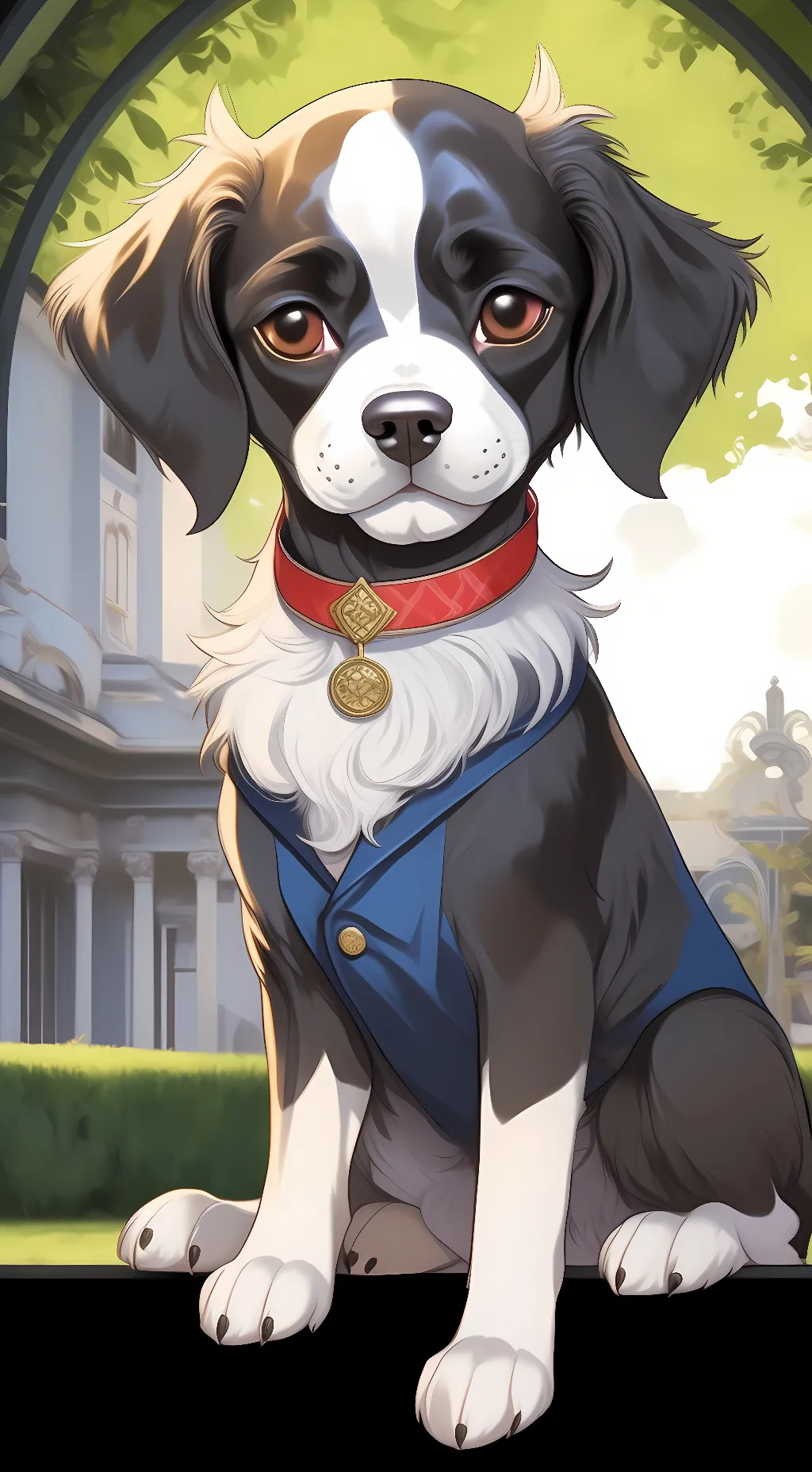 ai character: bruise boy background