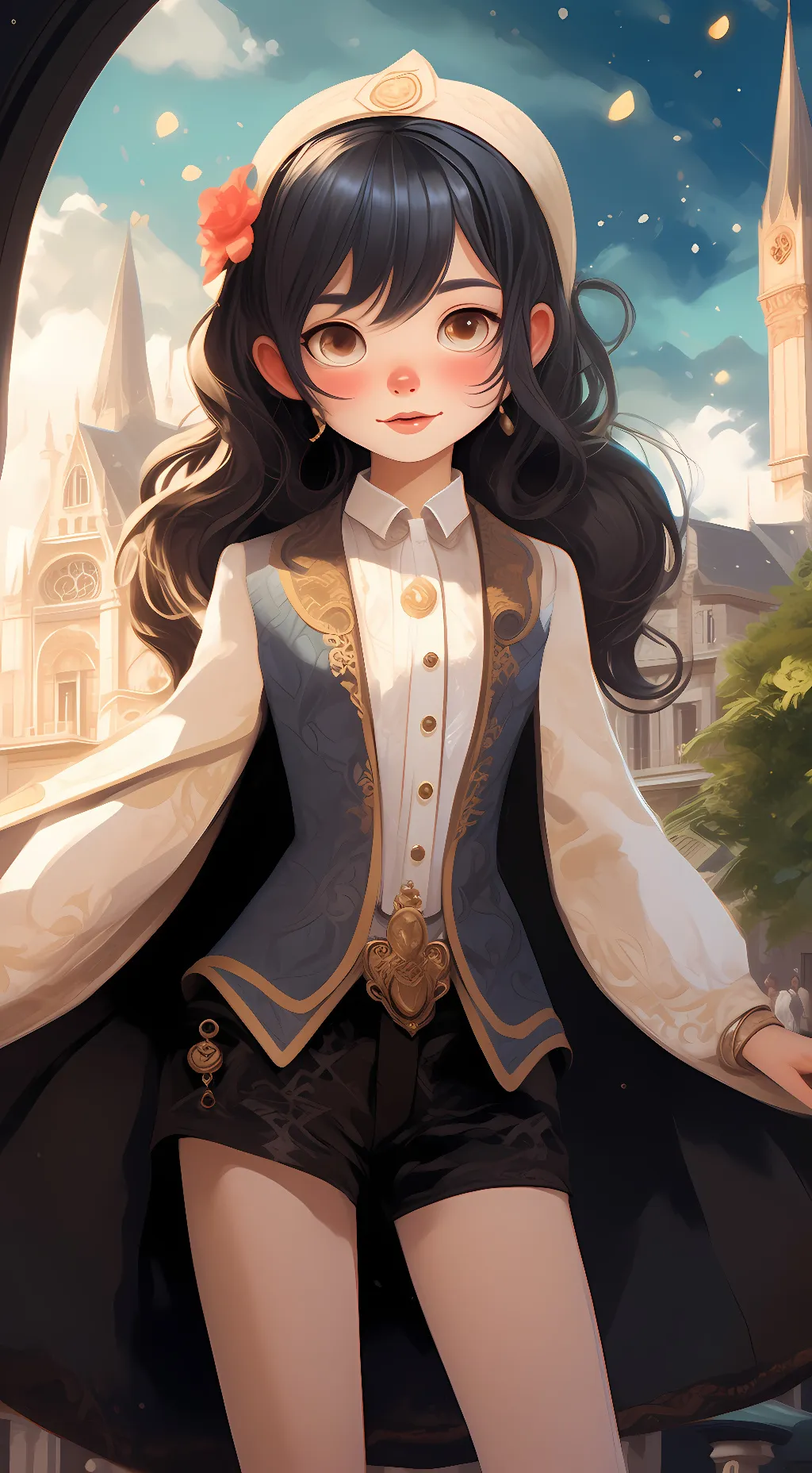 ai character: Lulu SALYYY background
