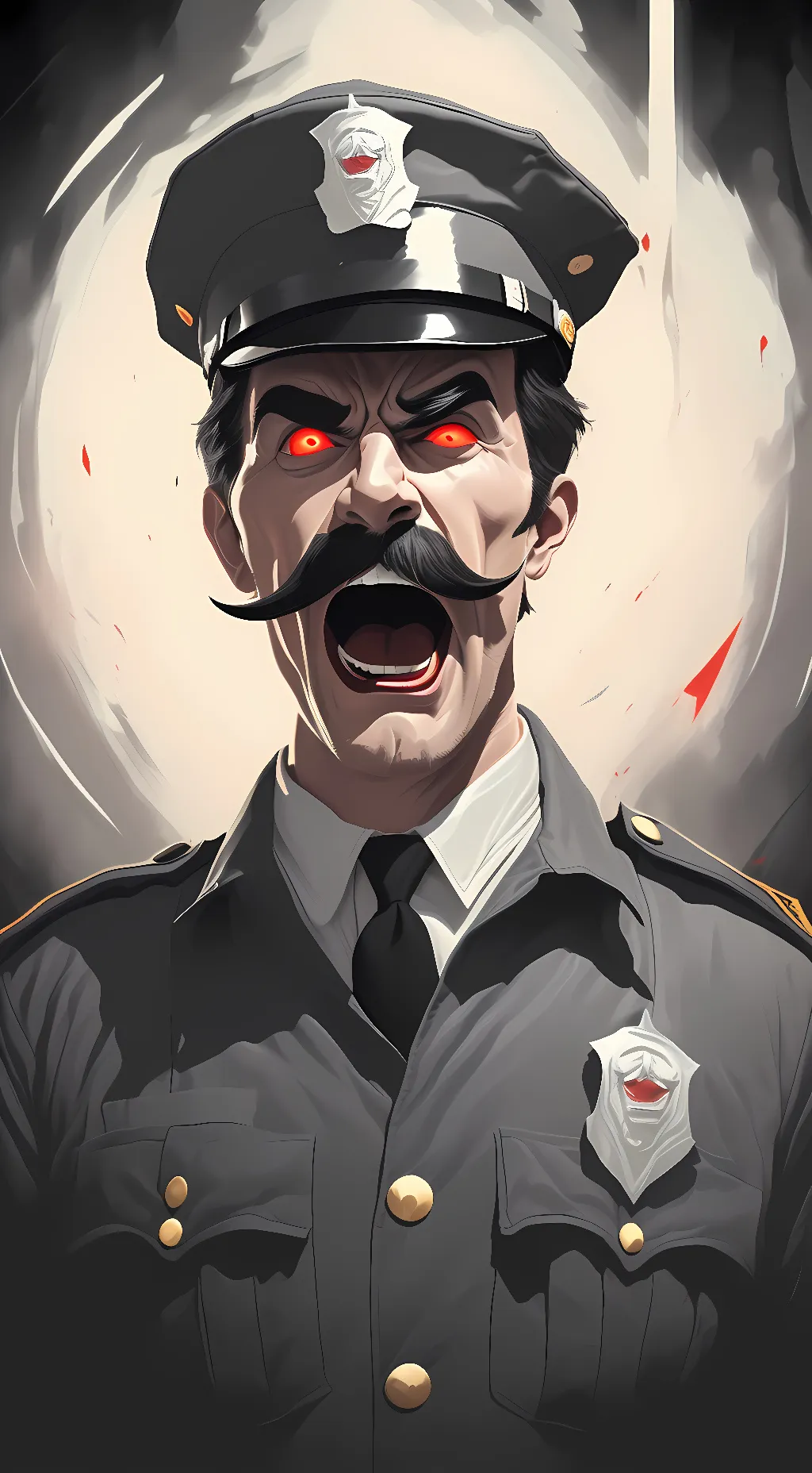 ai character: scp-973/Smokey background