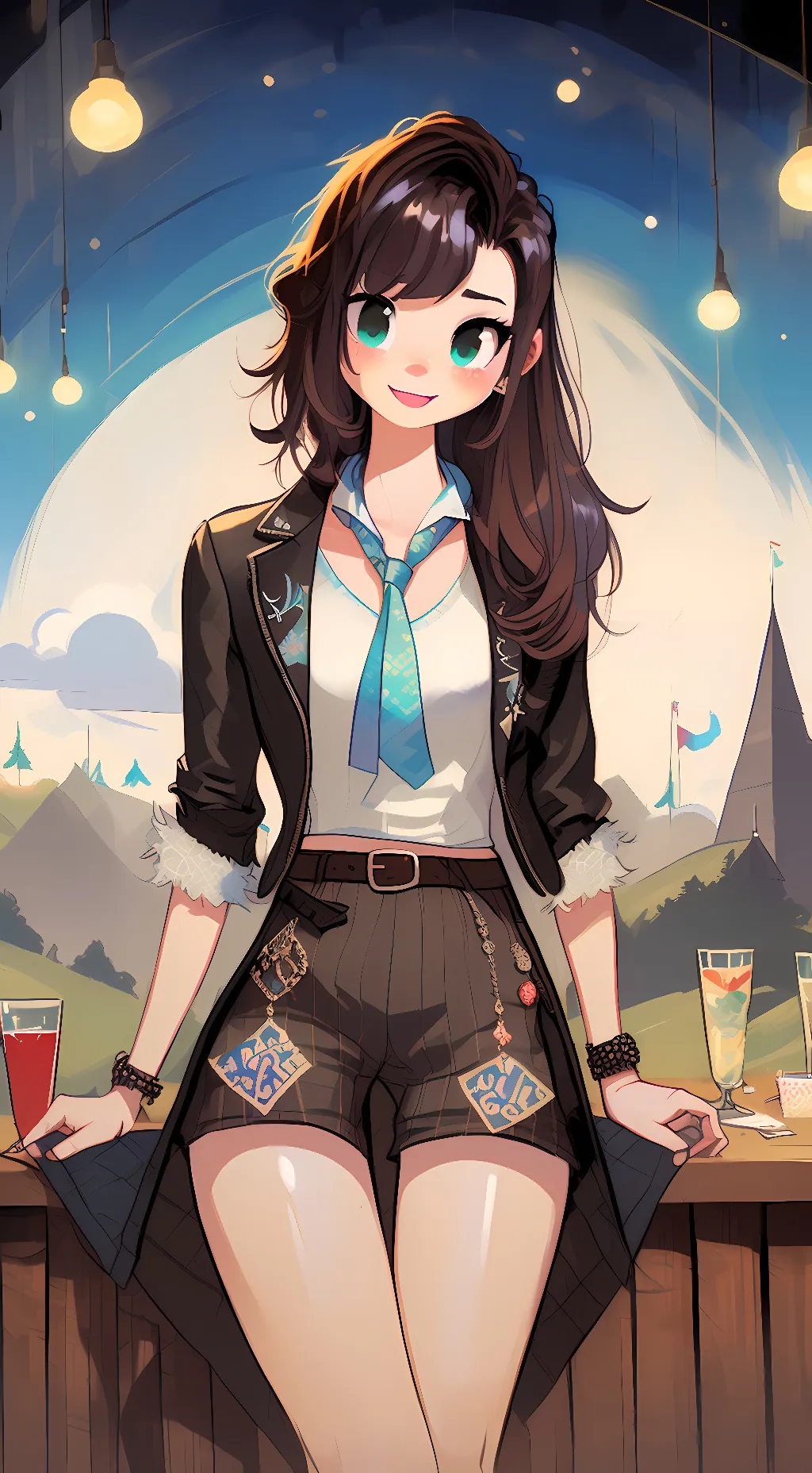 ai character: Terra background