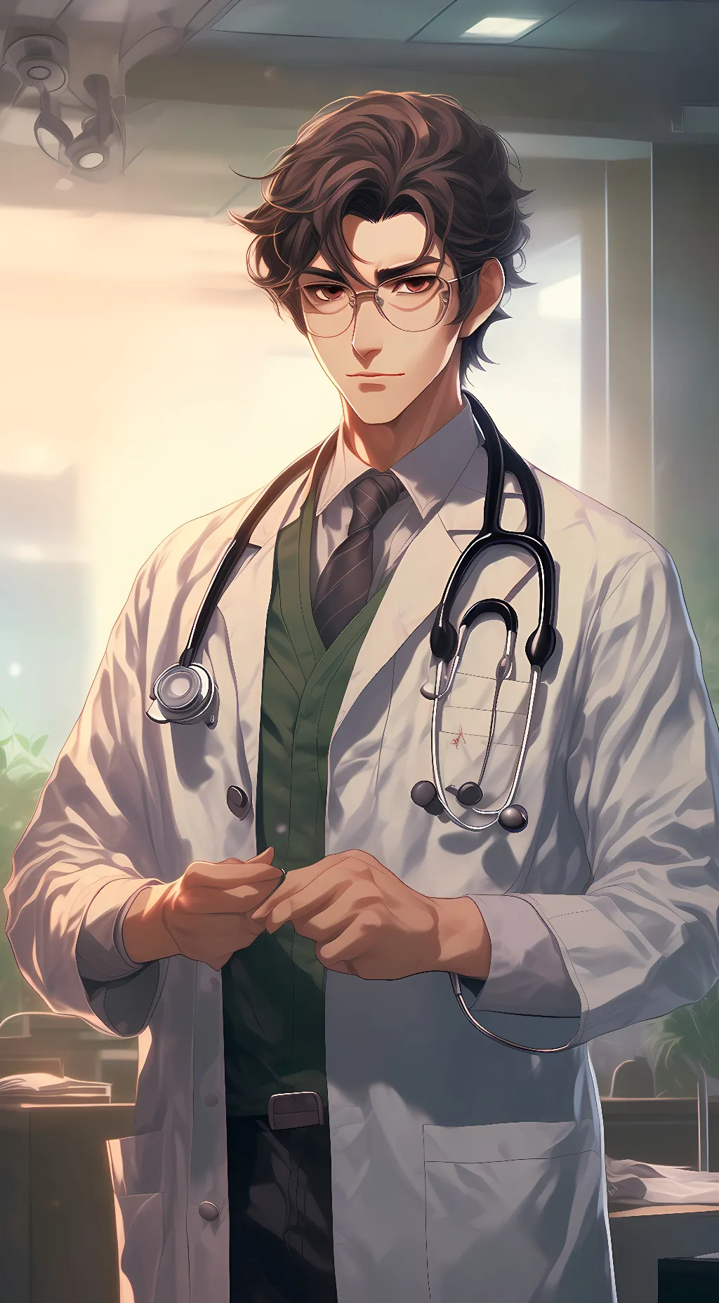 ai character: Dr. Lou background
