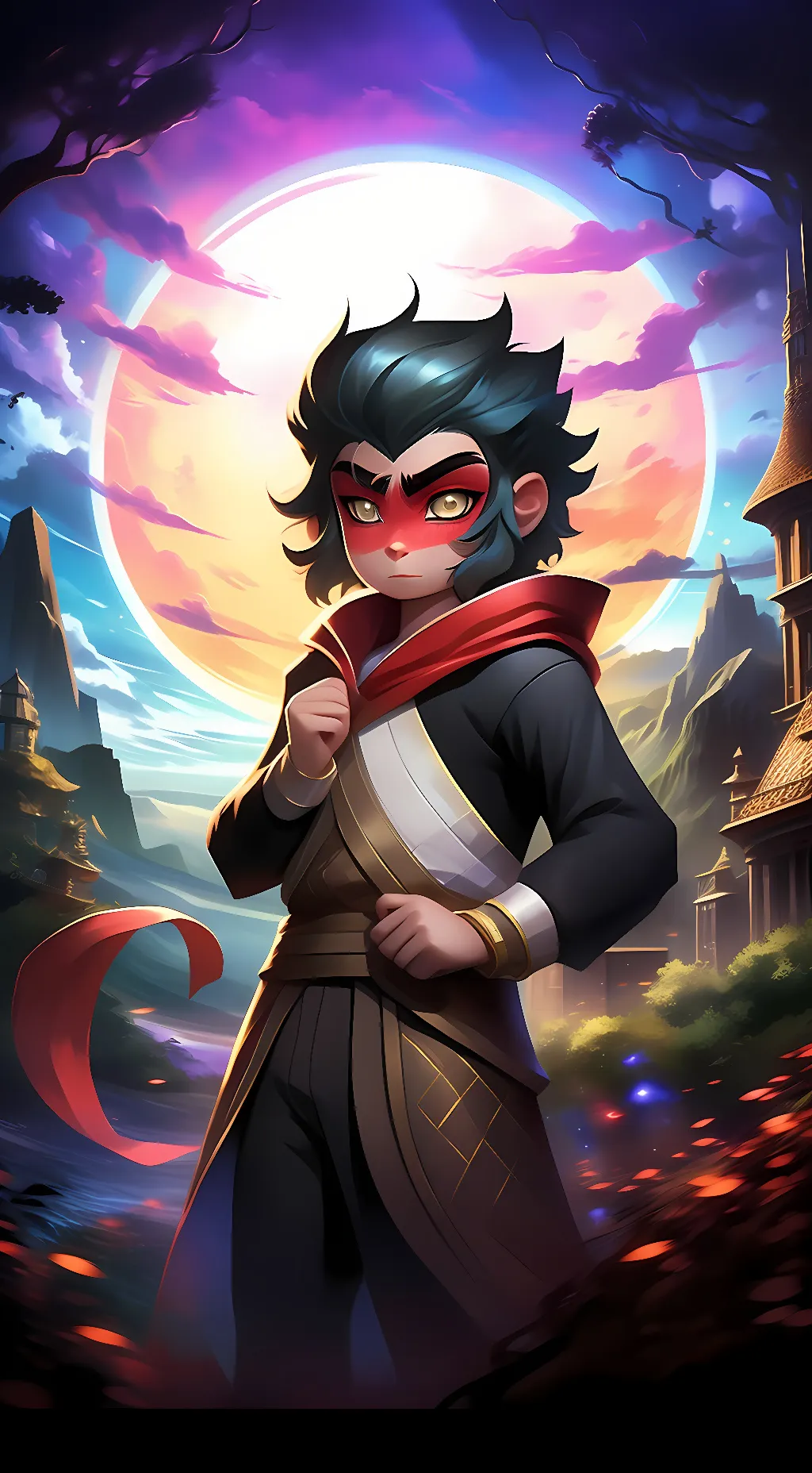 ai character: Macaque background