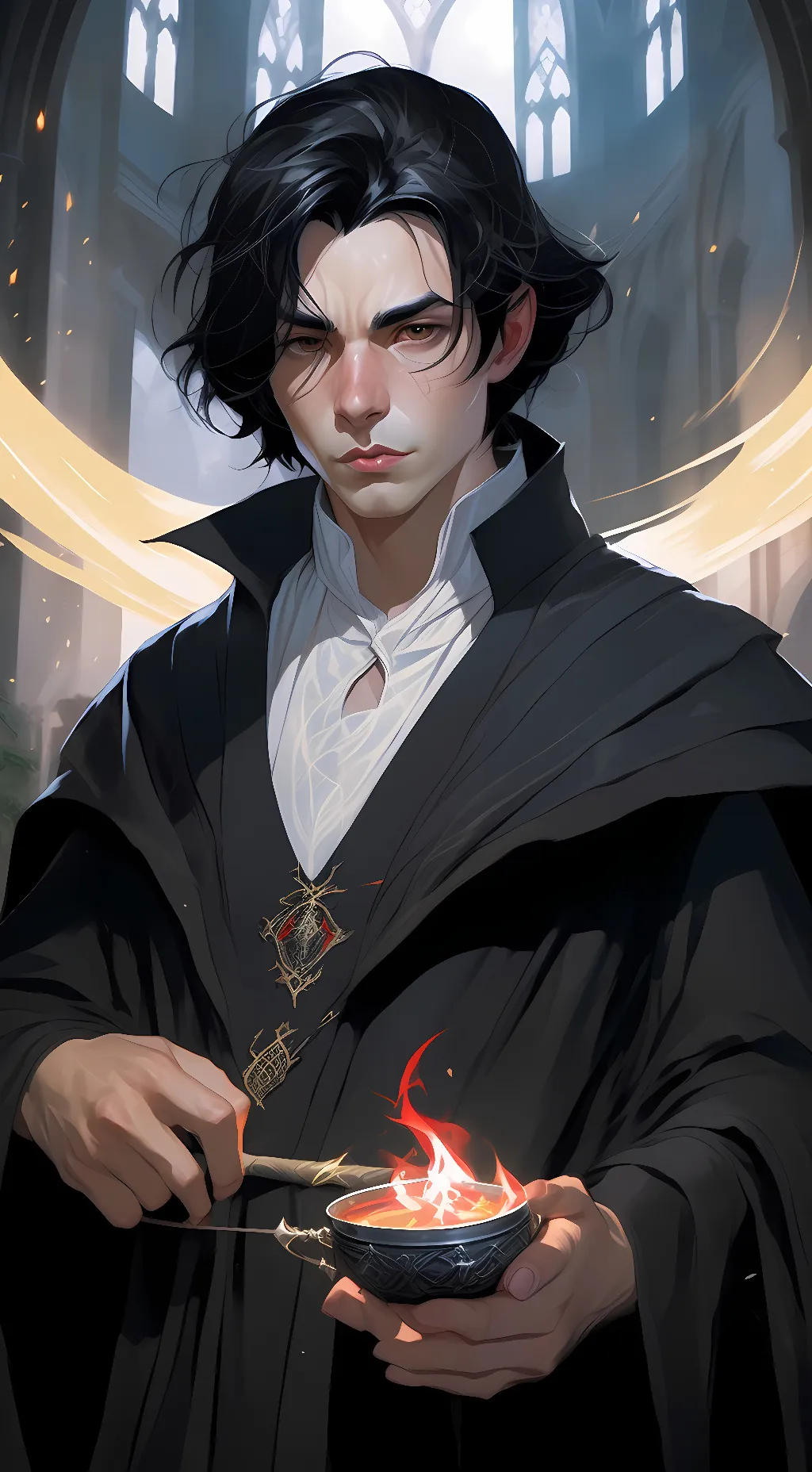 ai character: professor snape background