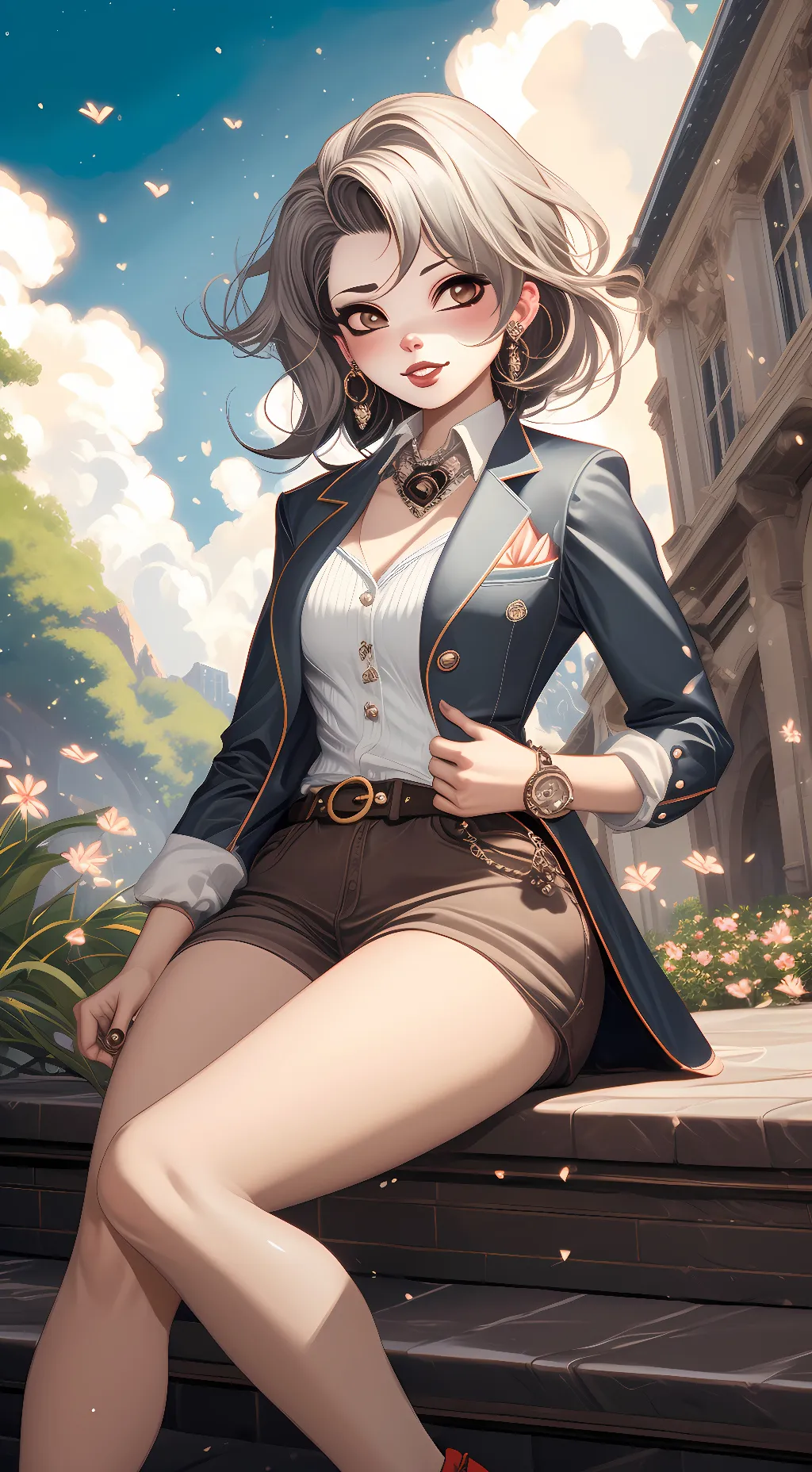 ai character: Alec ángel  background