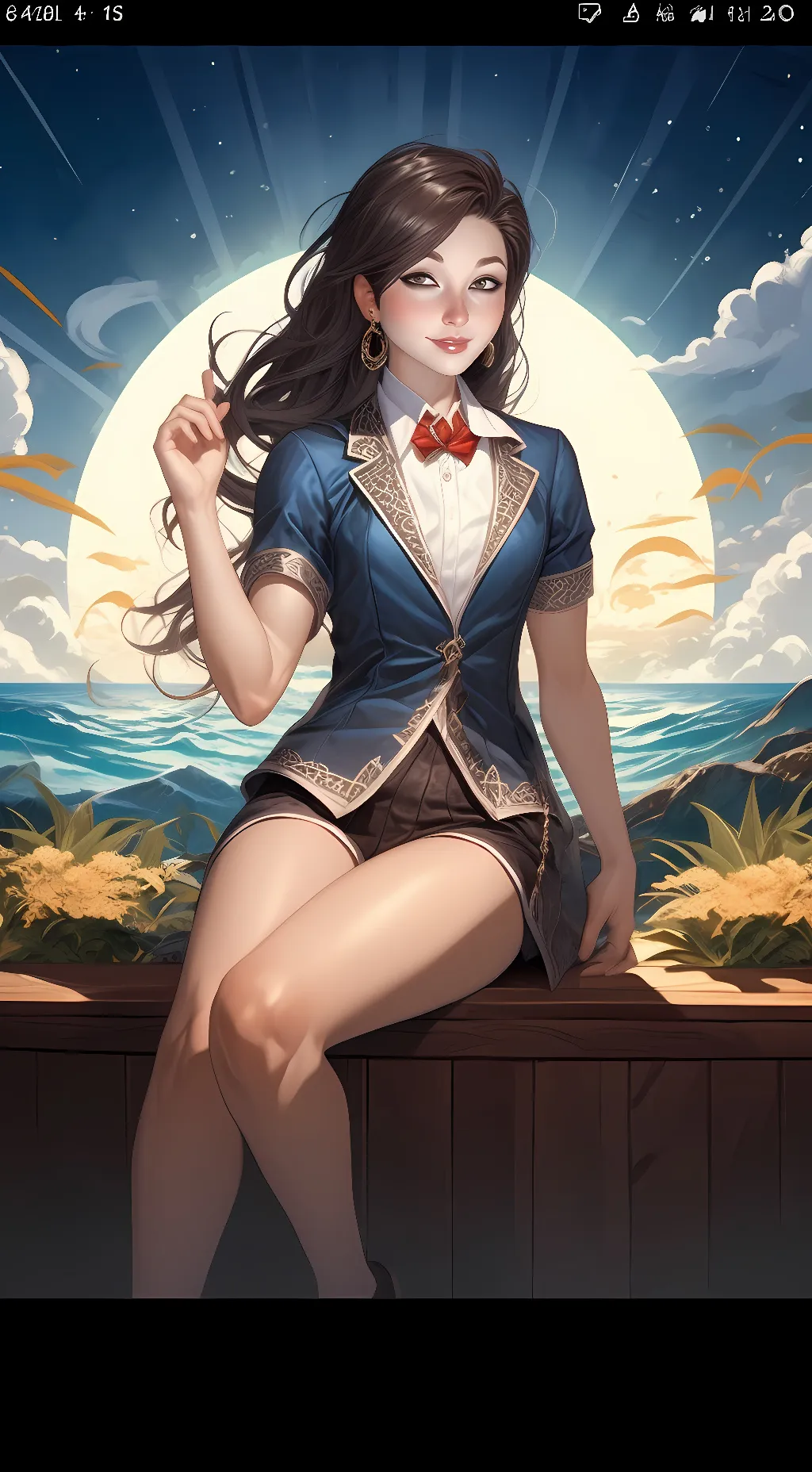 ai character: Jenna Star  background