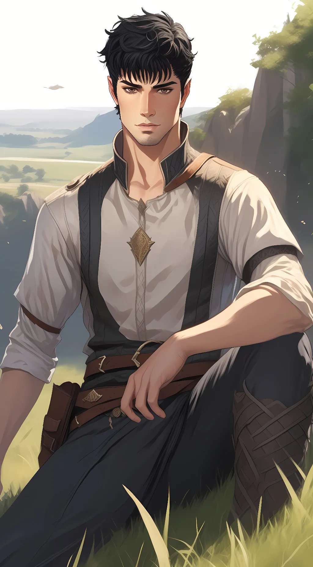 ai character: Band of The Hawk background