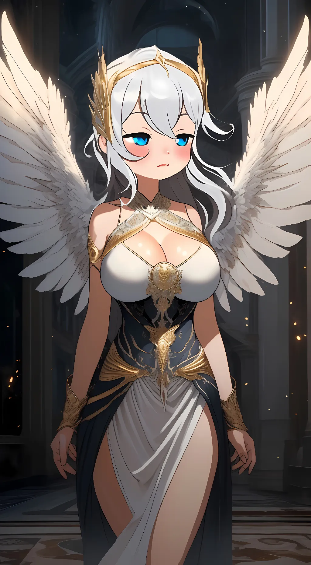 ai character: goldy background