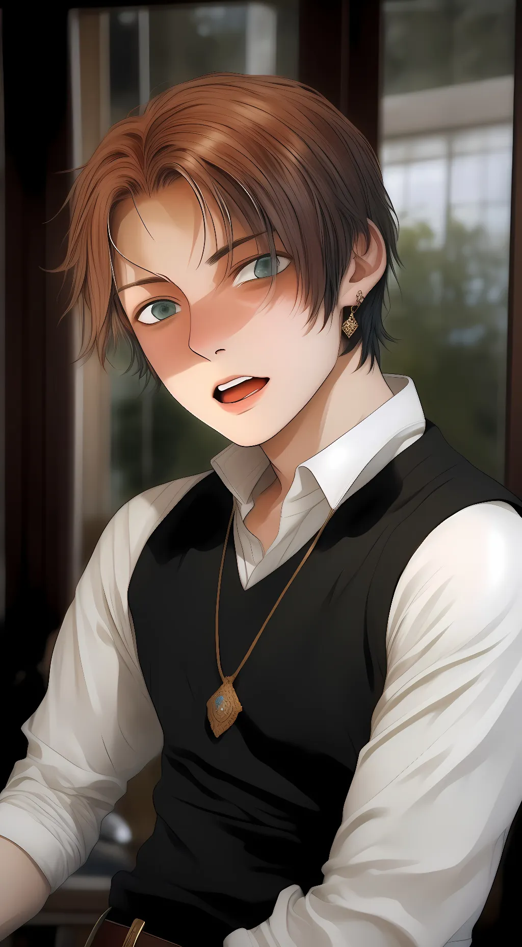 ai character: Todoroki Shoto background