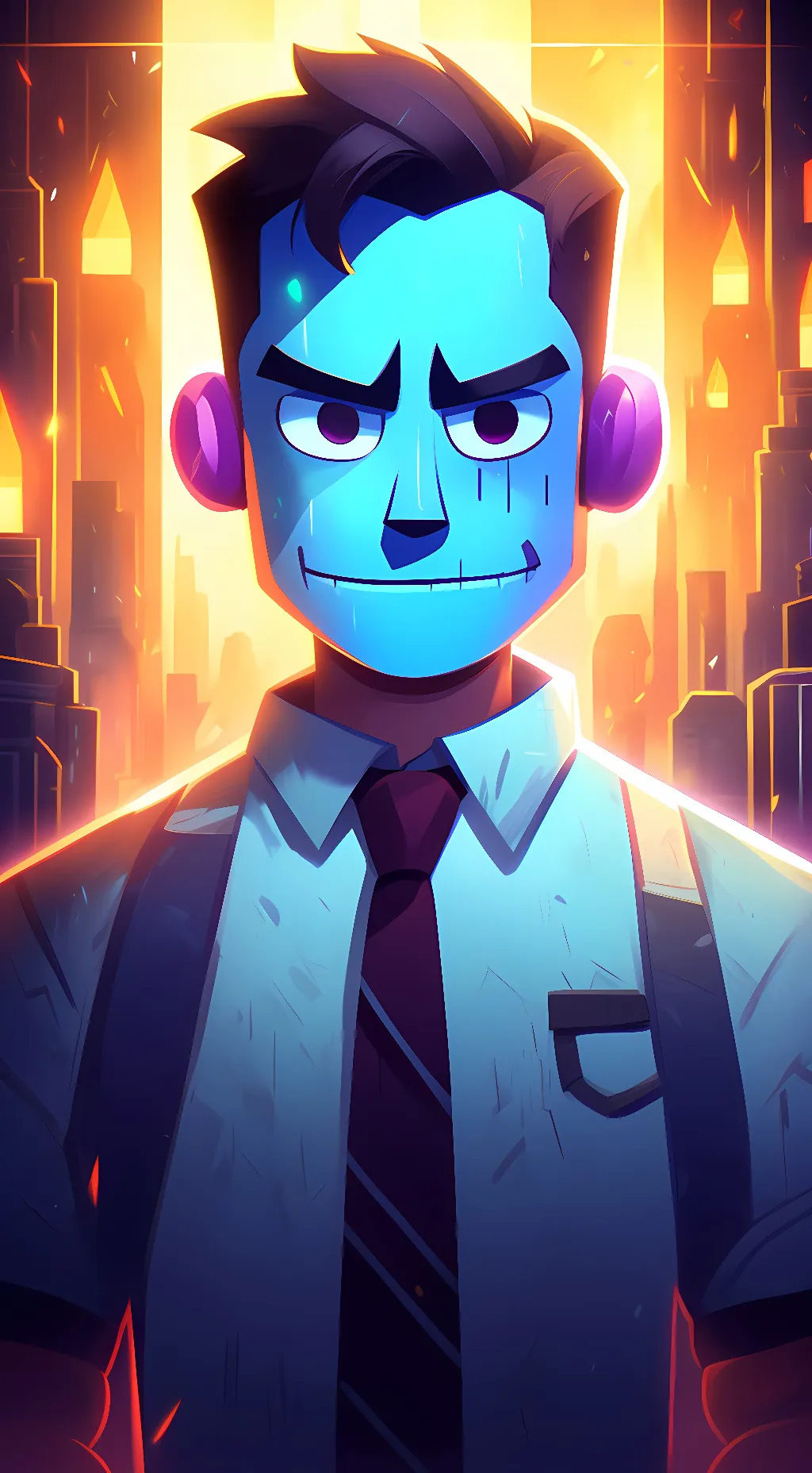 ai character: scott cawthon bad background