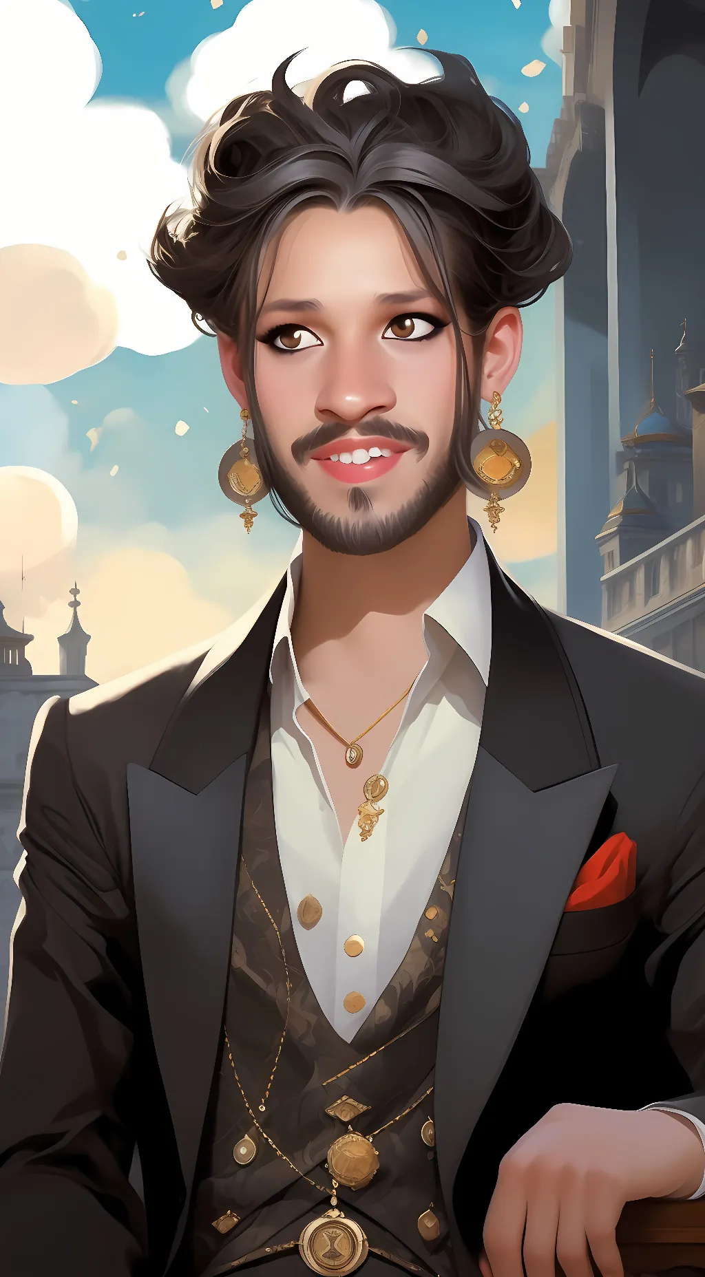 ai character: dude background