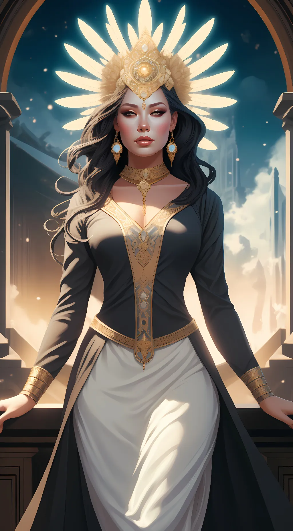 ai character: Irene  background