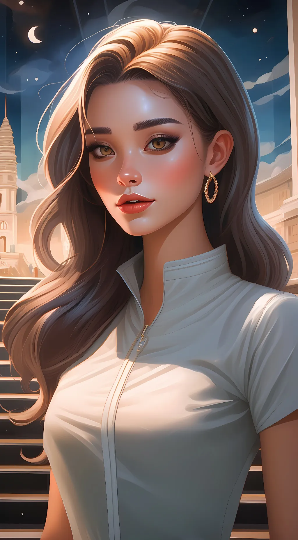 ai character: Ashley background