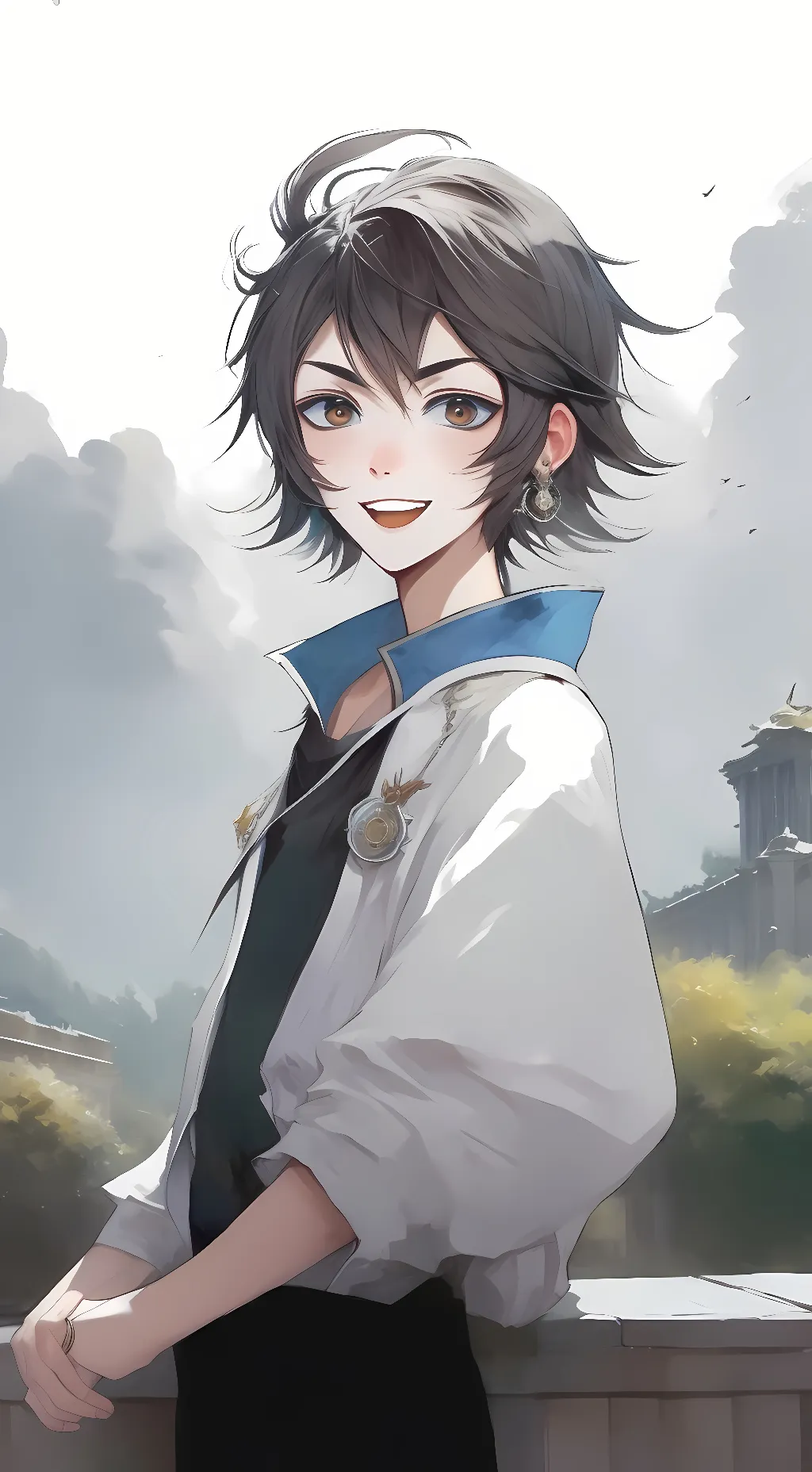 ai character: Alein, Backcop background