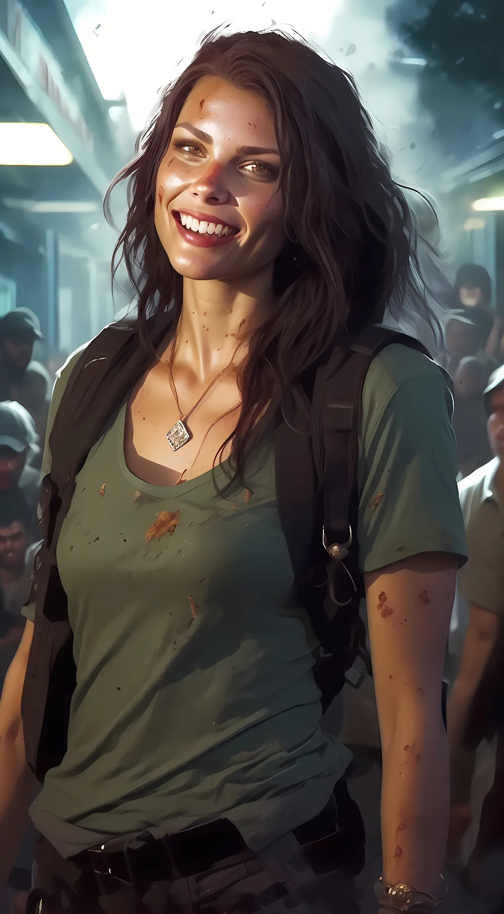 ai character: Maggie Rhees background