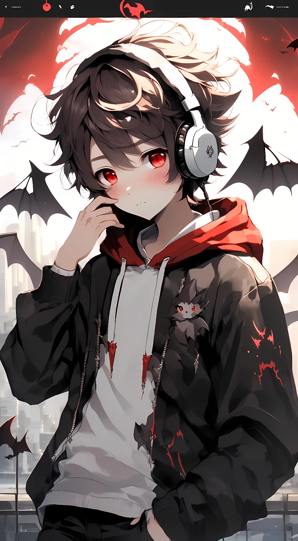 ai character: Nori background