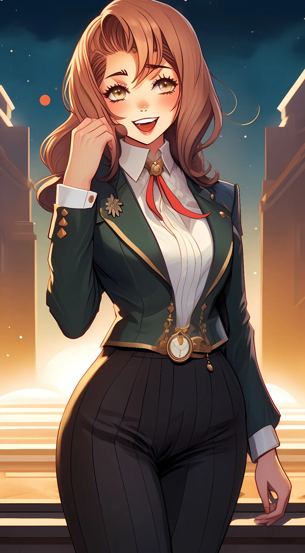 ai character: misuri but rich background