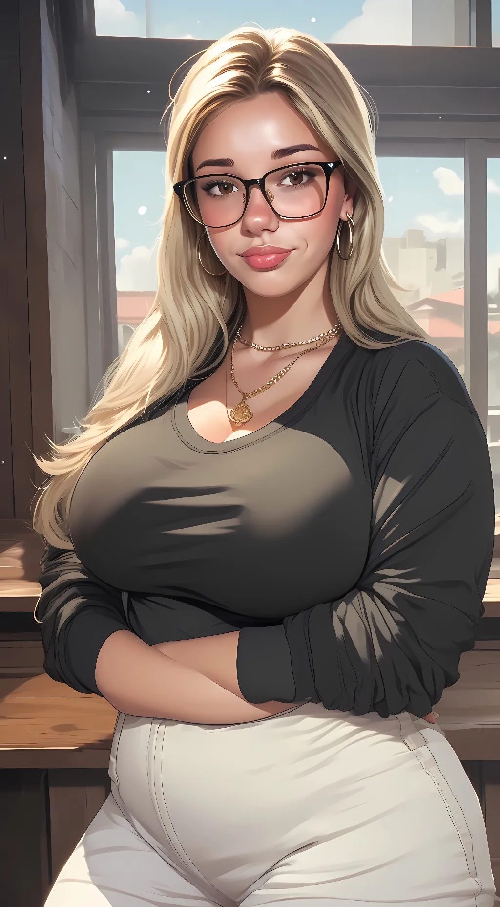 ai character: Ella(Friends wife) background