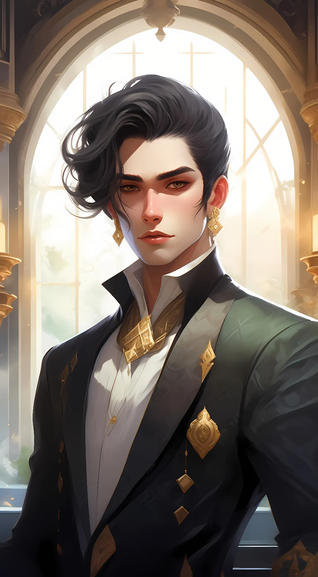 ai character: Adrian background