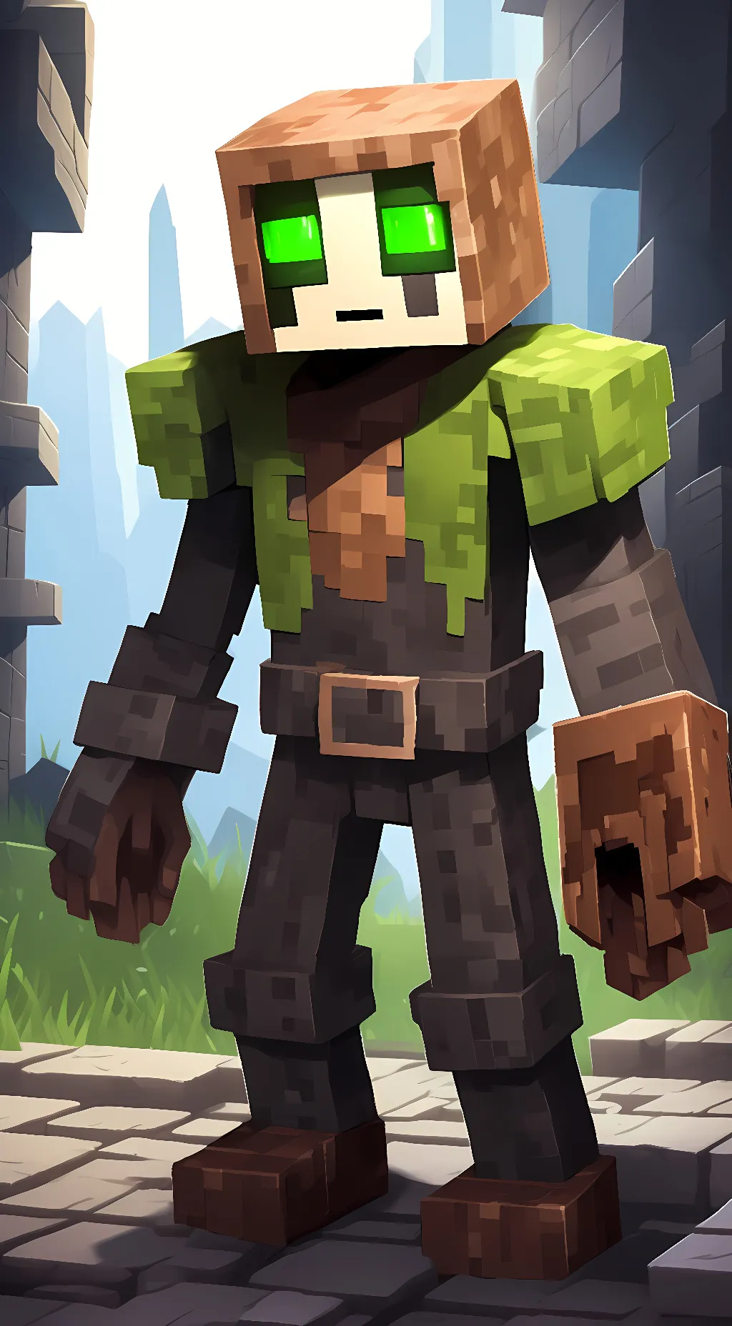 ai character: crepo background