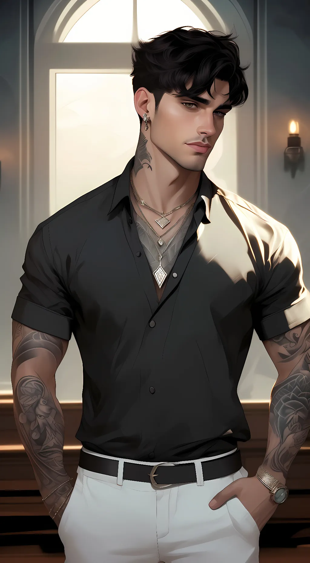 ai character: Cade Masters background