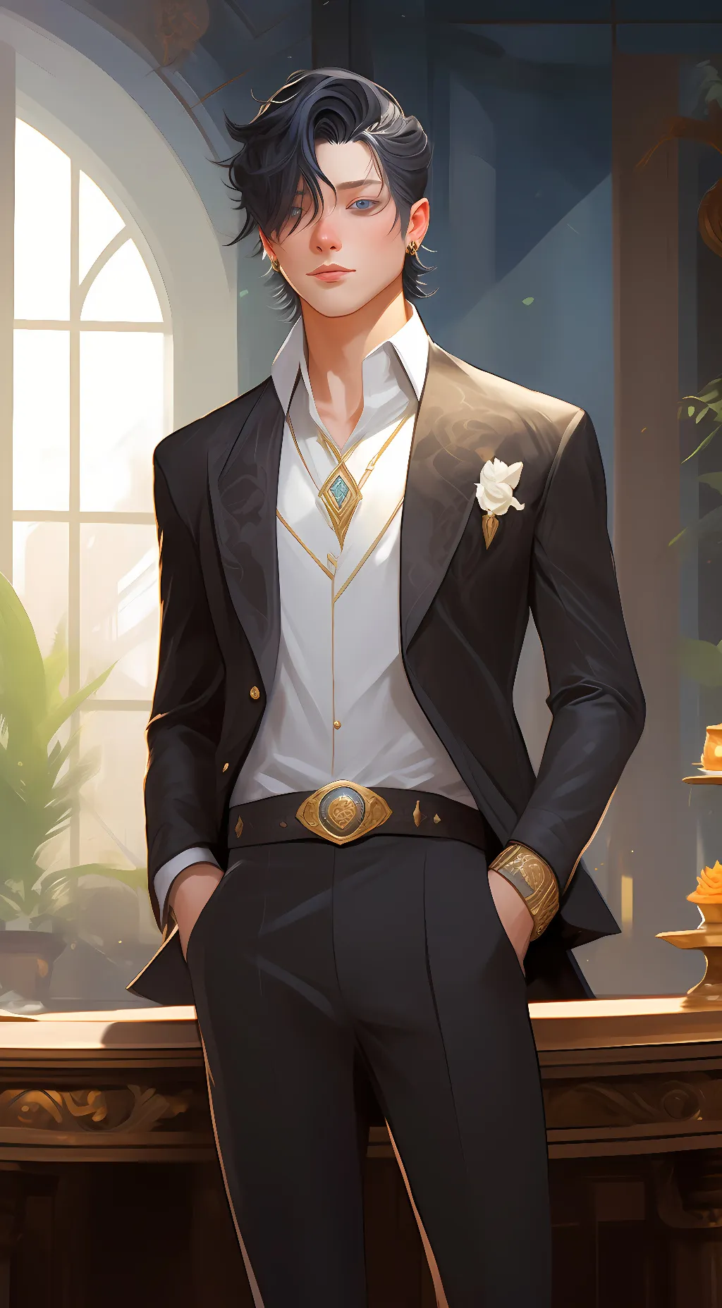 ai character: Gemini background
