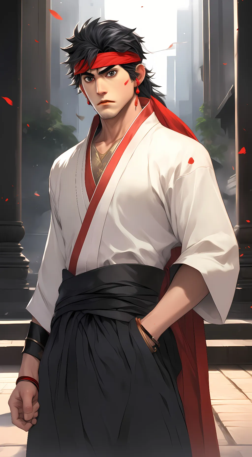 ai character: Ryu background