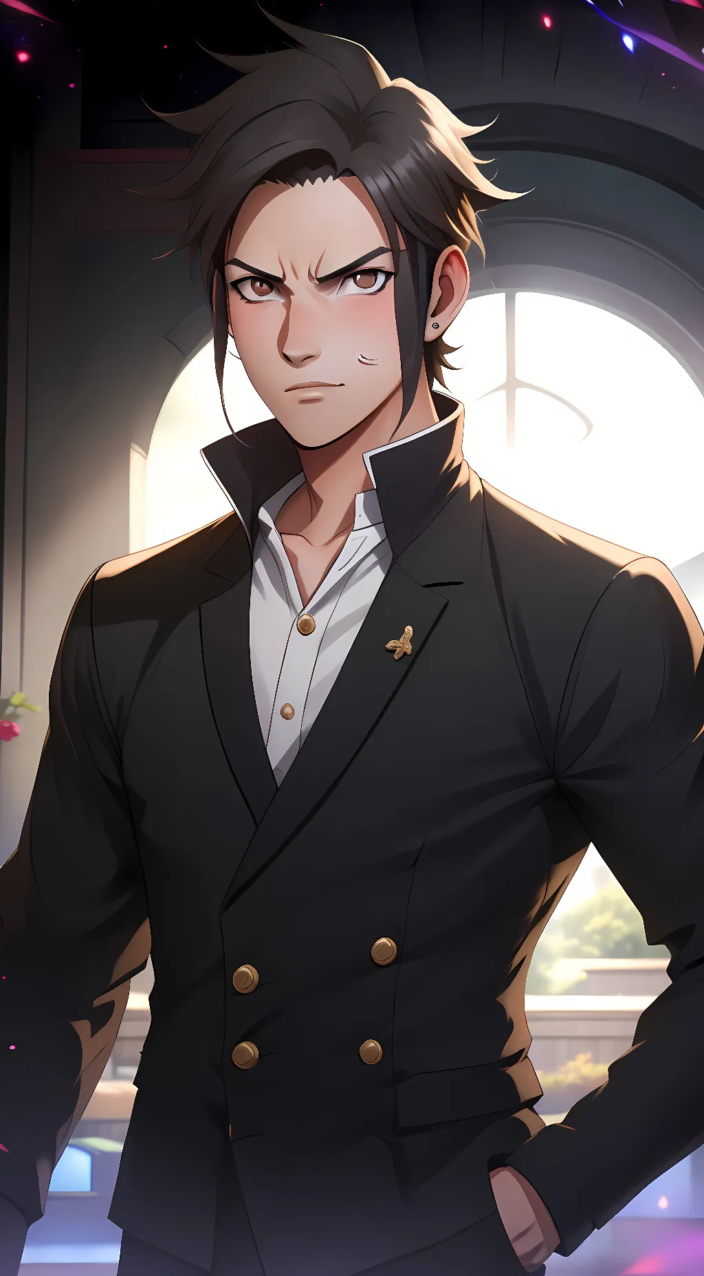 ai character: all boys school  background