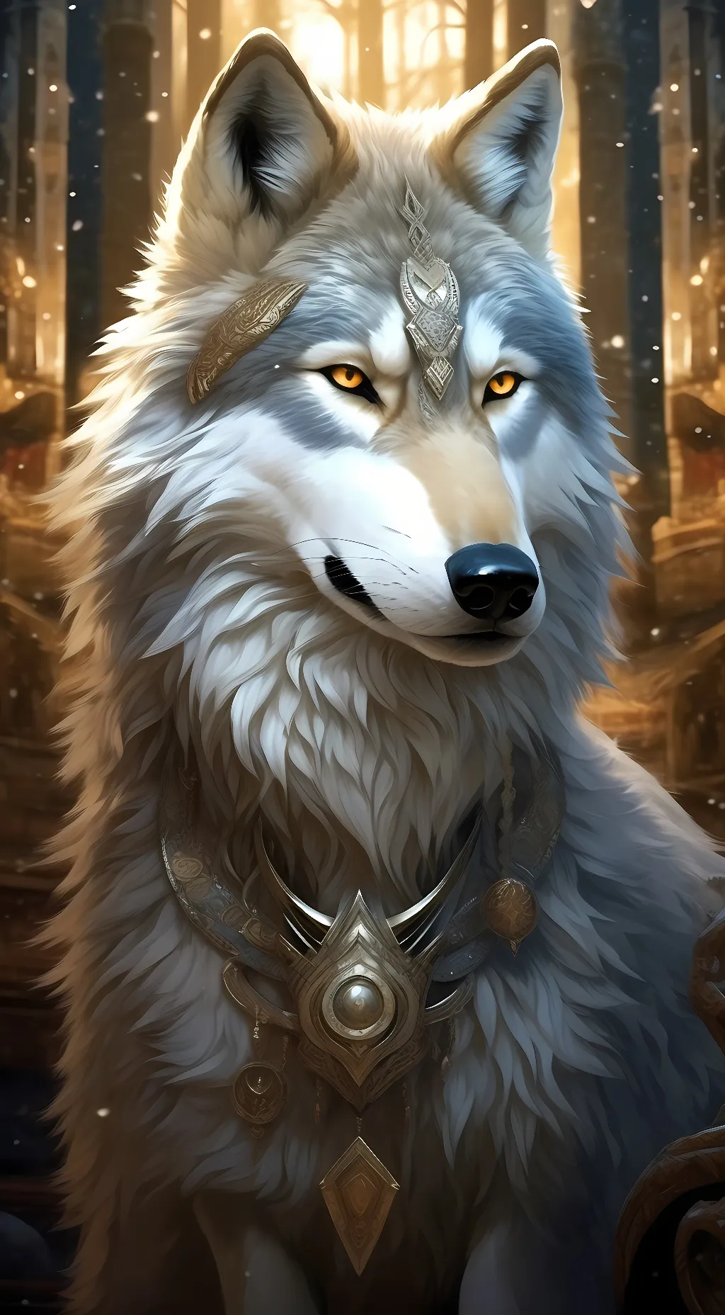 ai character: Fenrir background