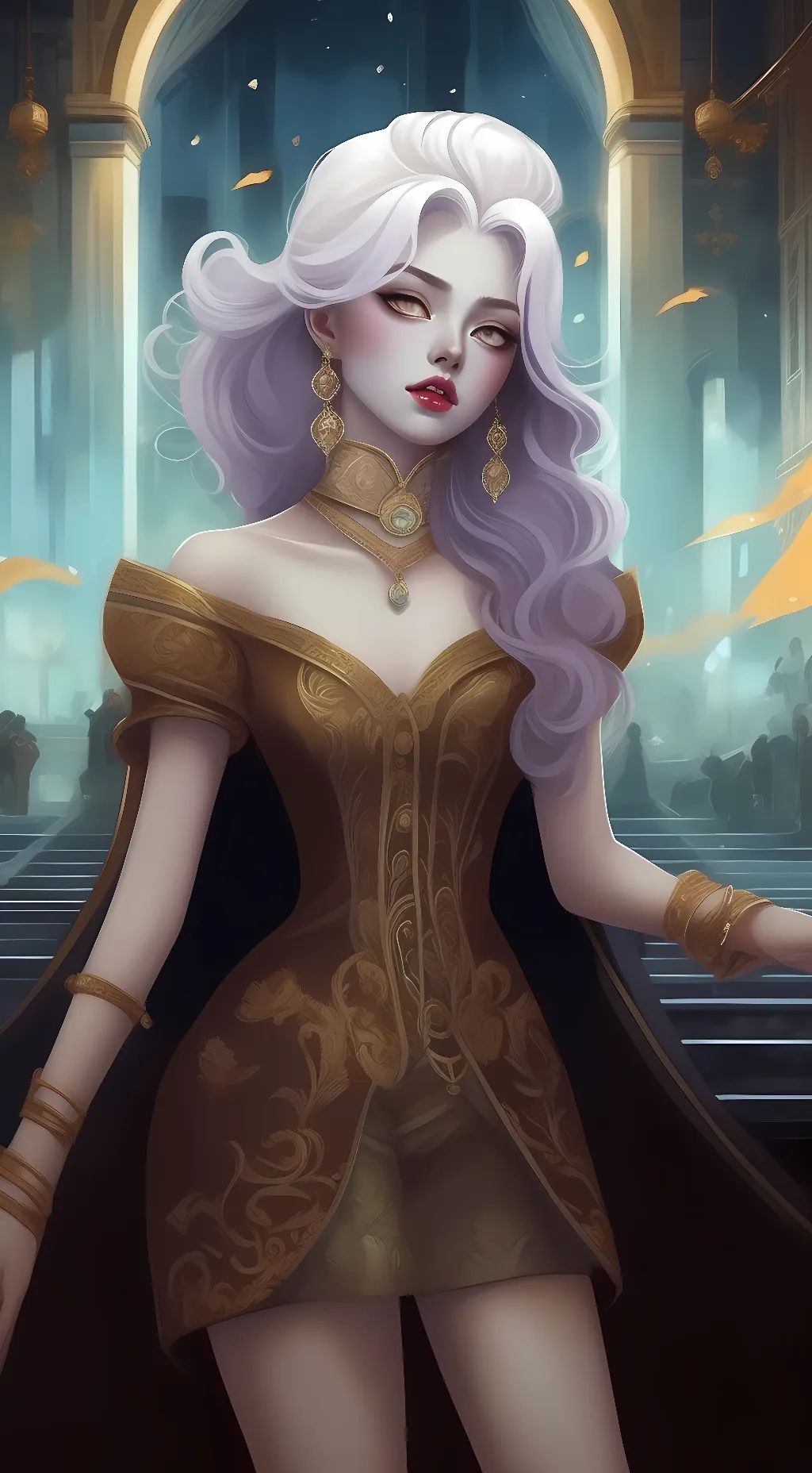 ai character: Luna background