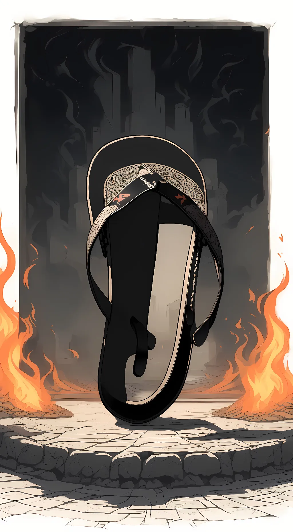 ai character: Chancla from Hell background