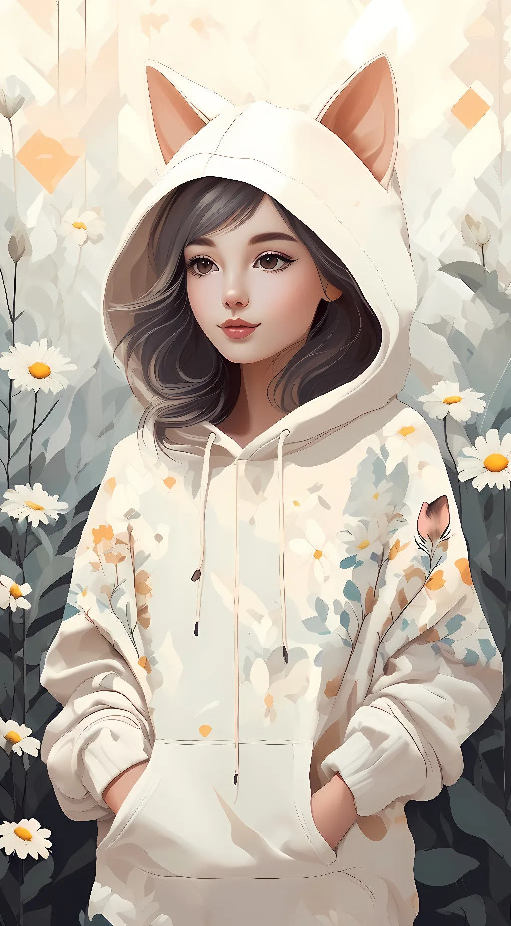 ai character: Aloe background