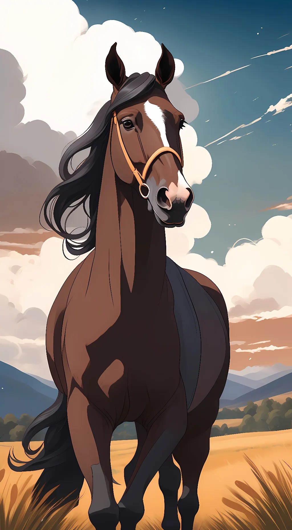 ai character: Horse life background