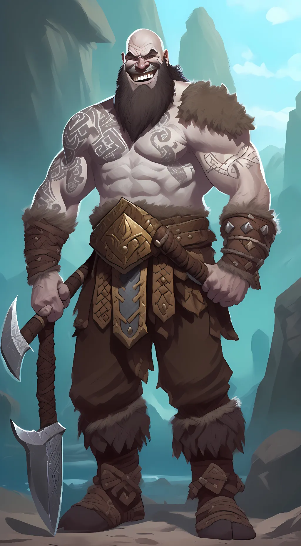 ai character: Grog Strongjaw background