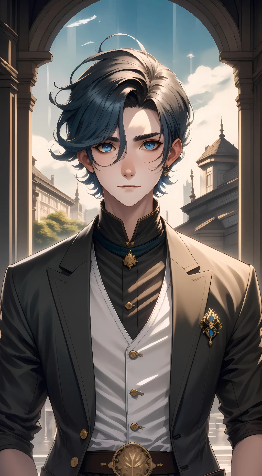 ai character: Zero background