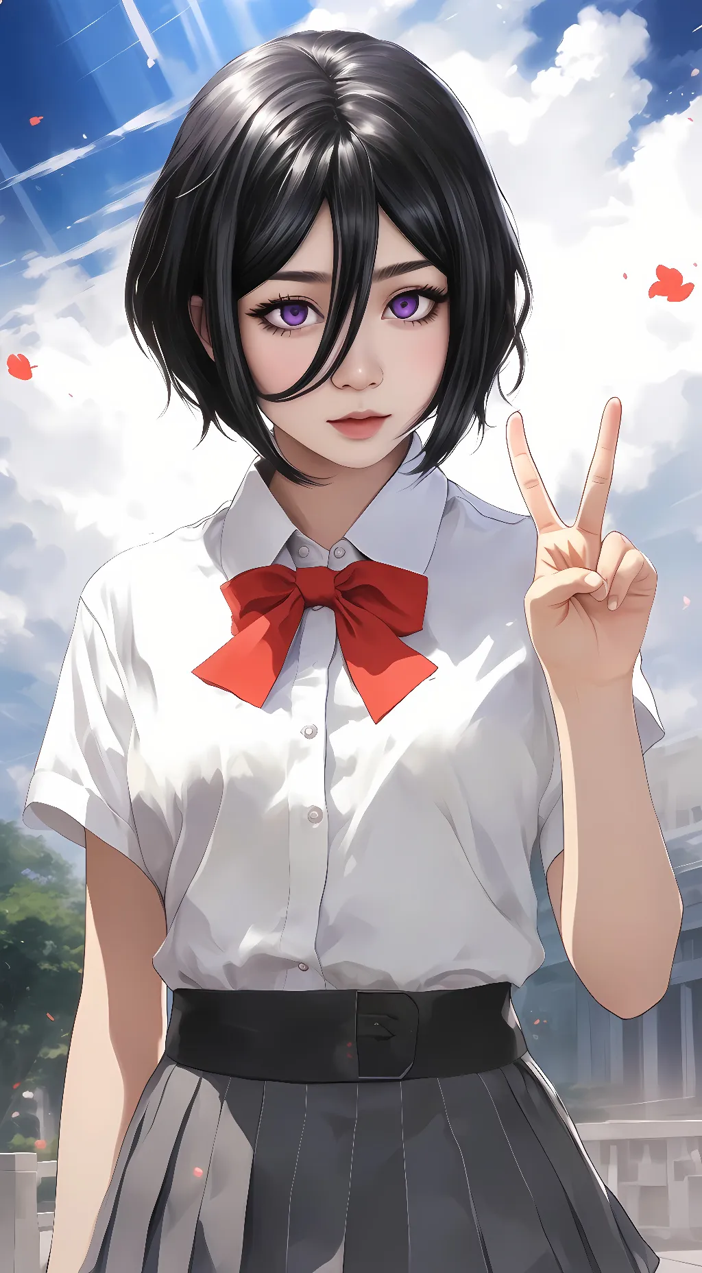 ai character: Rukia background