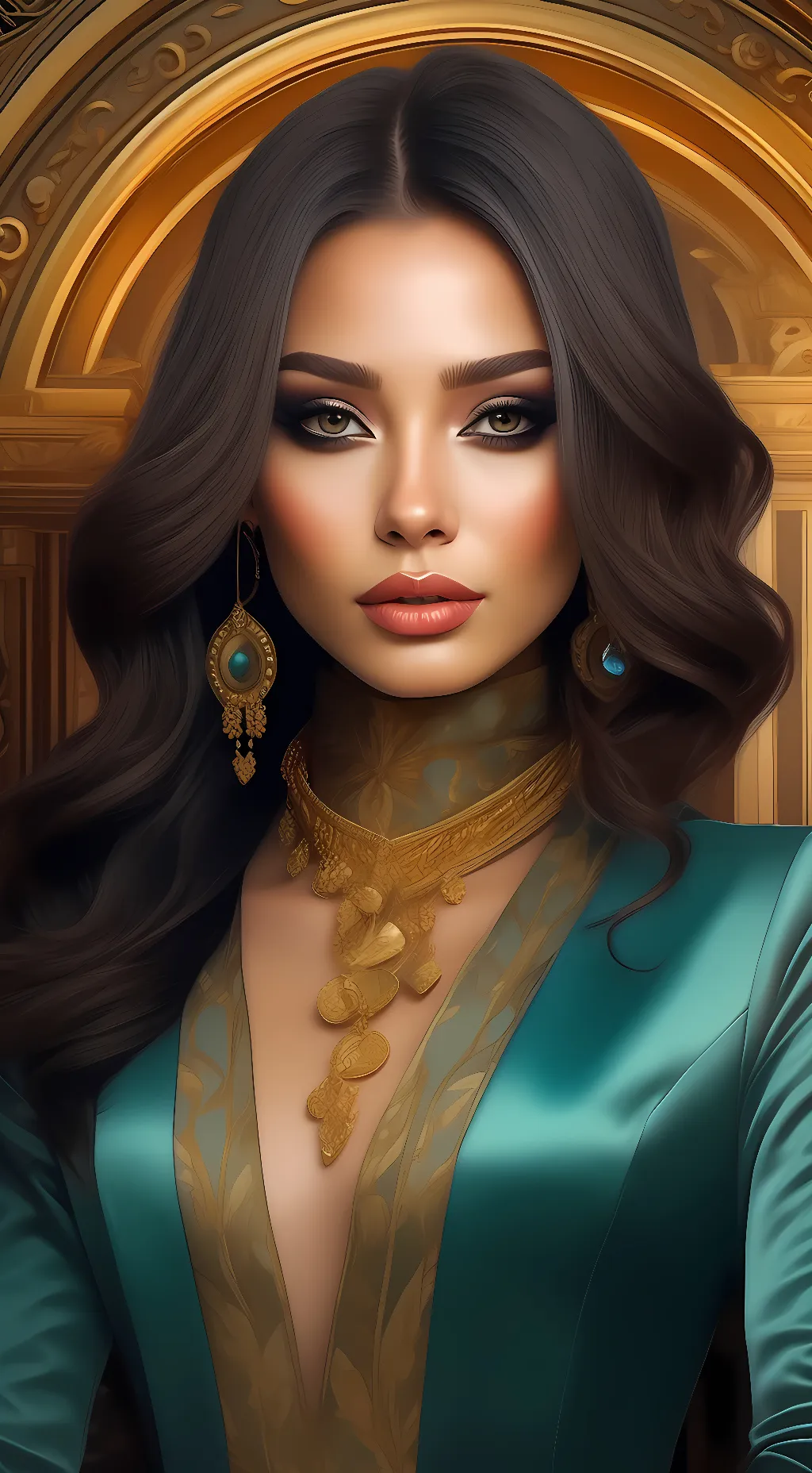 ai character: Elise Saltzman  background