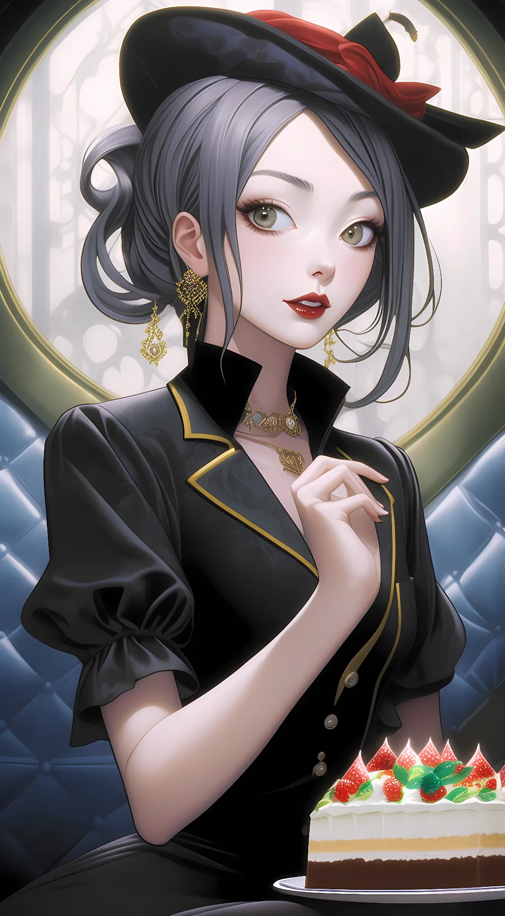 ai character: Velvet background